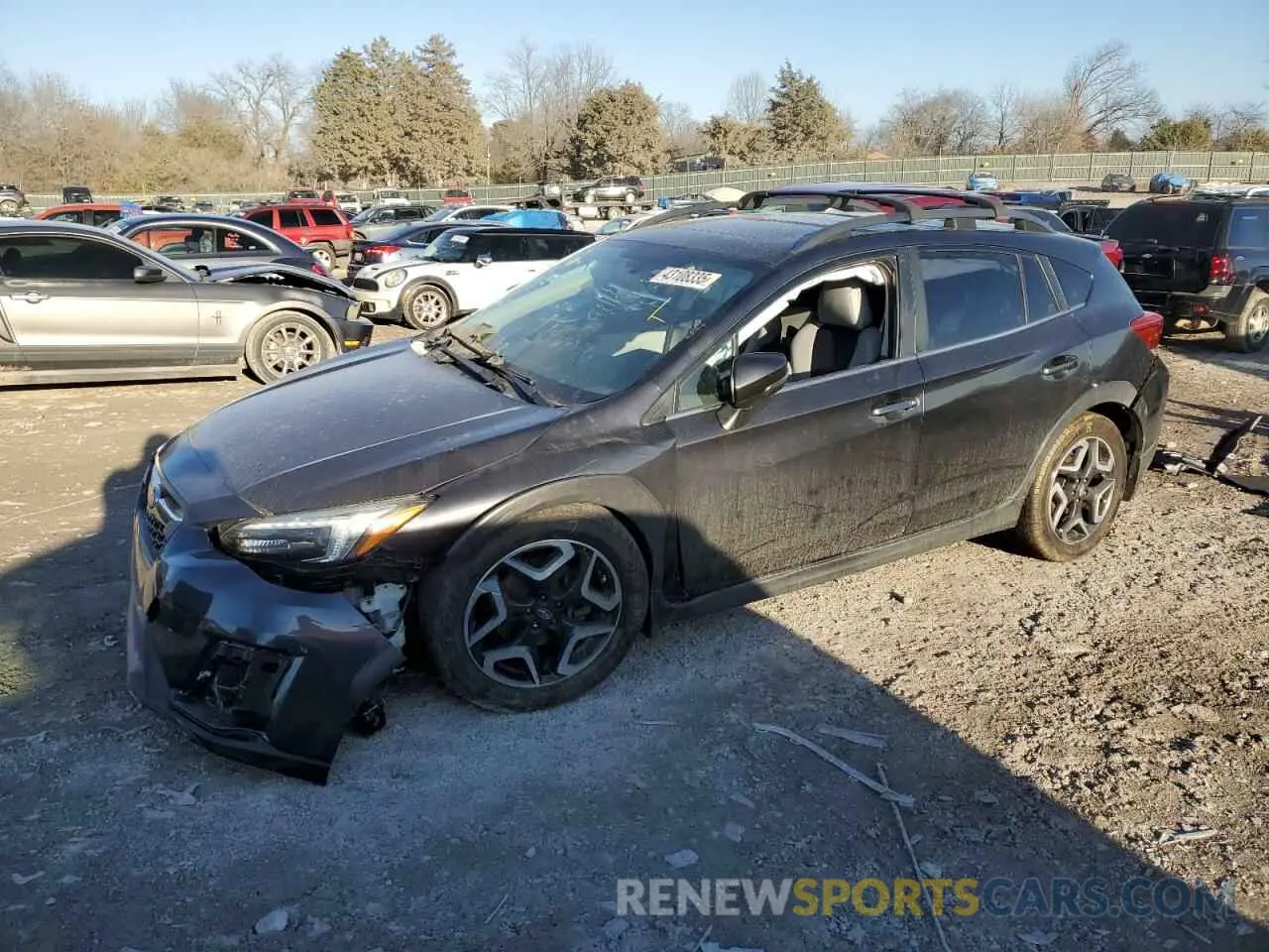 1 Photograph of a damaged car JF2GTANC4KH289226 SUBARU CROSSTREK 2019