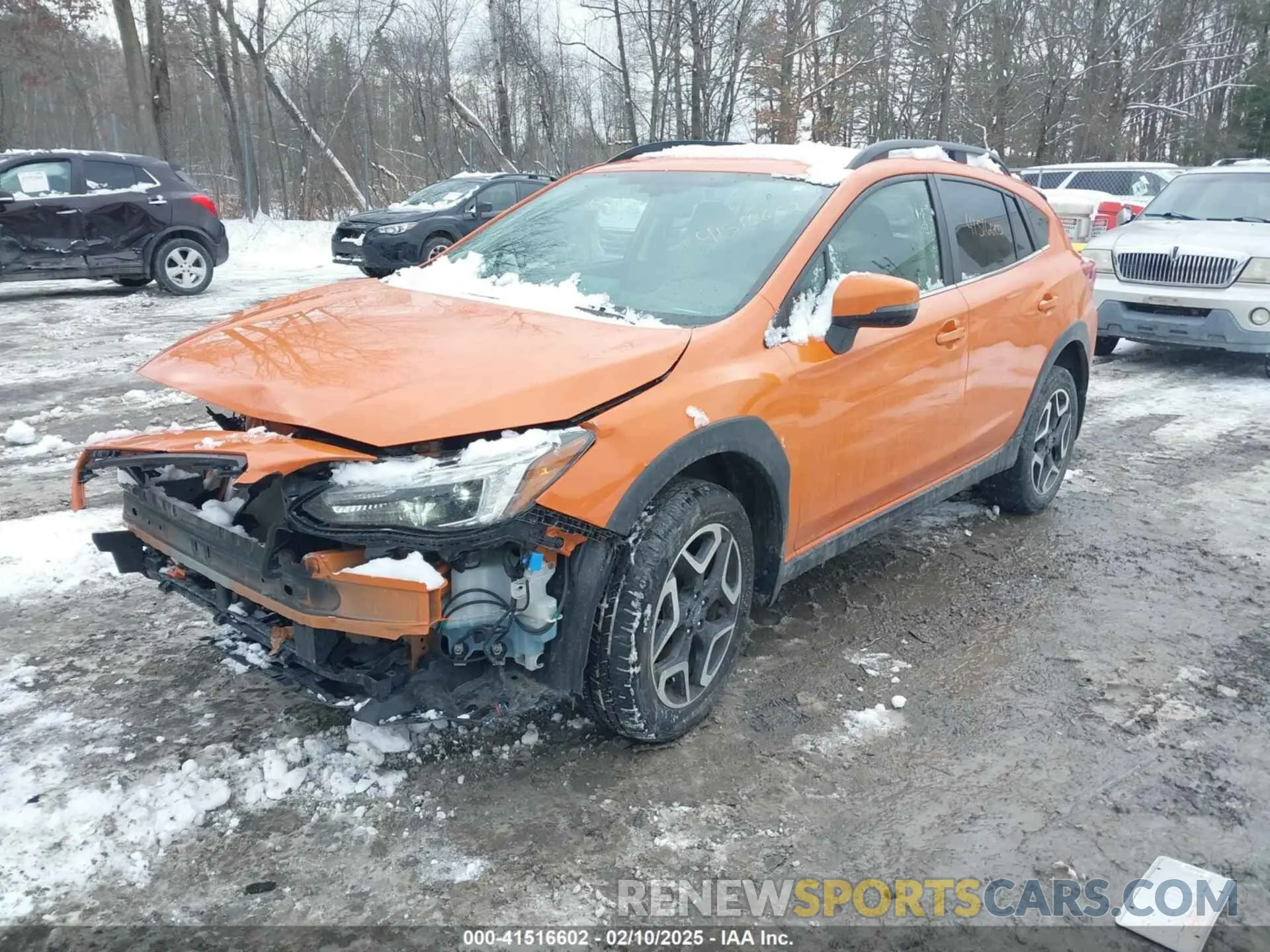 2 Photograph of a damaged car JF2GTANC4KH315839 SUBARU CROSSTREK 2019