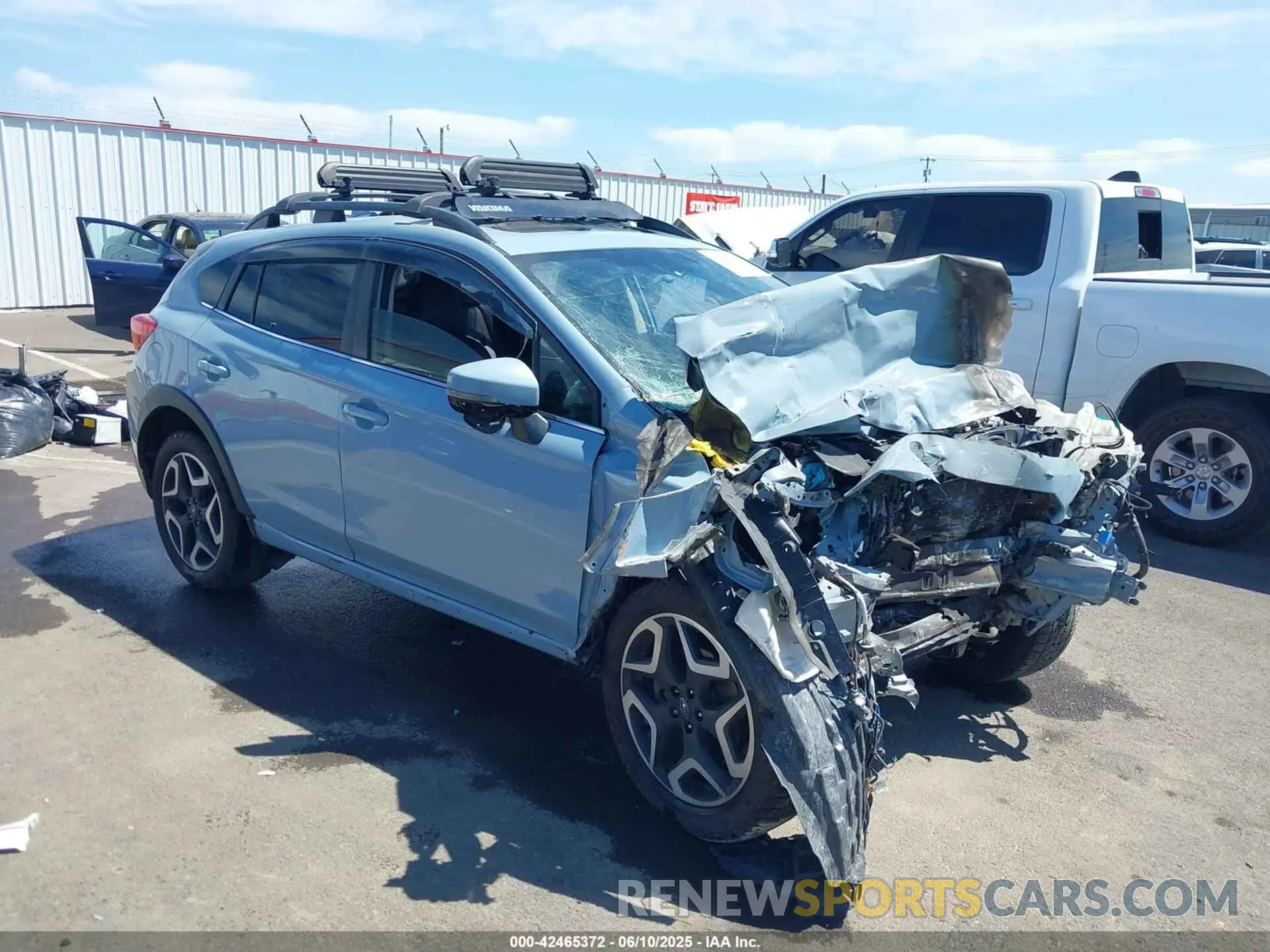 1 Photograph of a damaged car JF2GTANC5K8271639 SUBARU CROSSTREK 2019