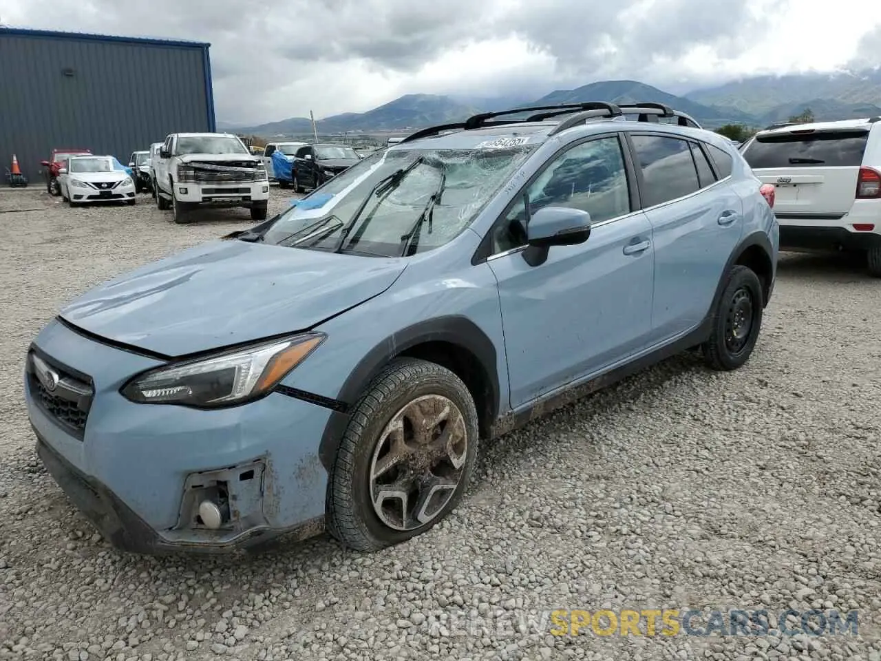 1 Photograph of a damaged car JF2GTANC5K8346677 SUBARU CROSSTREK 2019