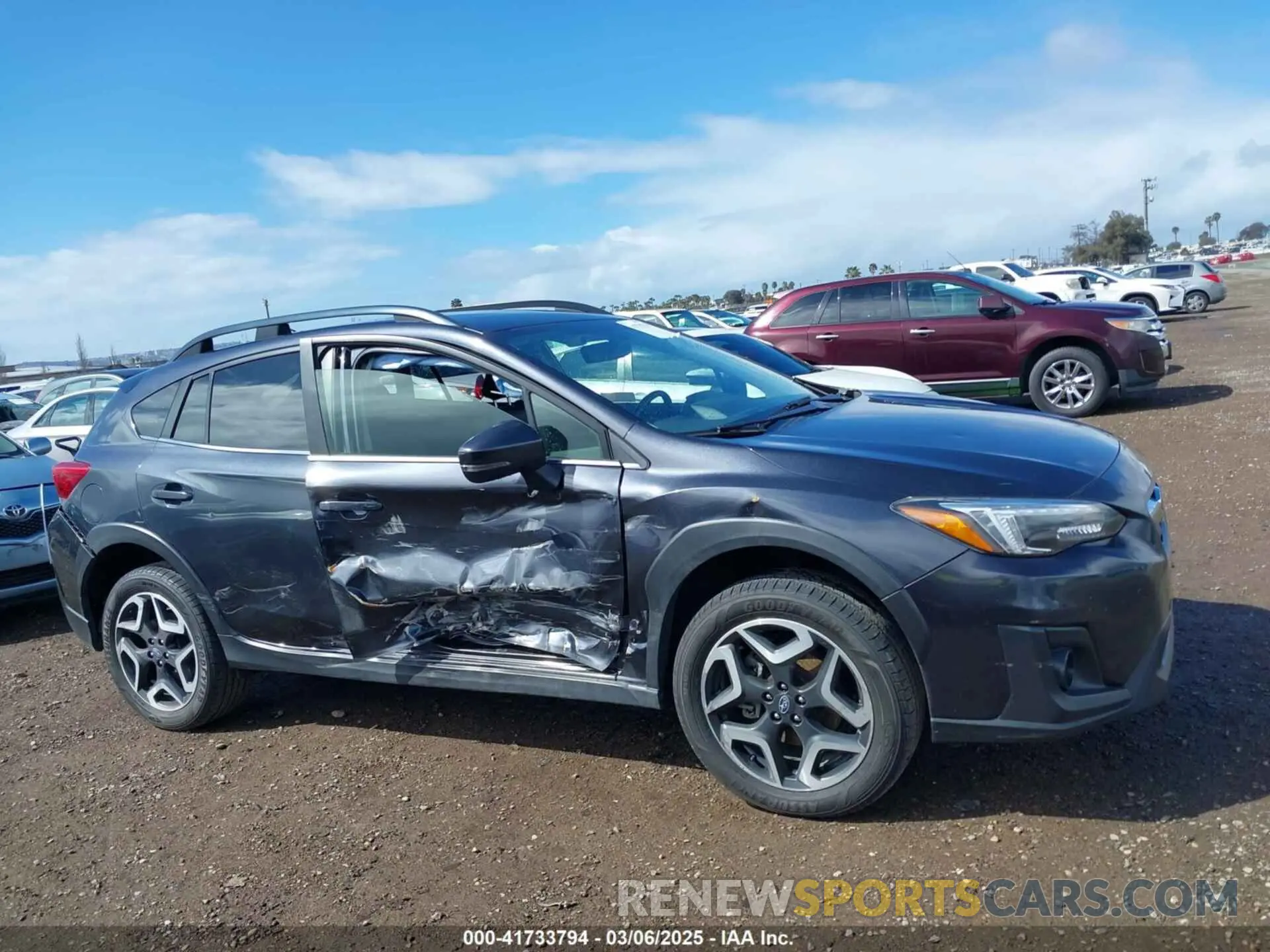 6 Photograph of a damaged car JF2GTANC5K8394129 SUBARU CROSSTREK 2019