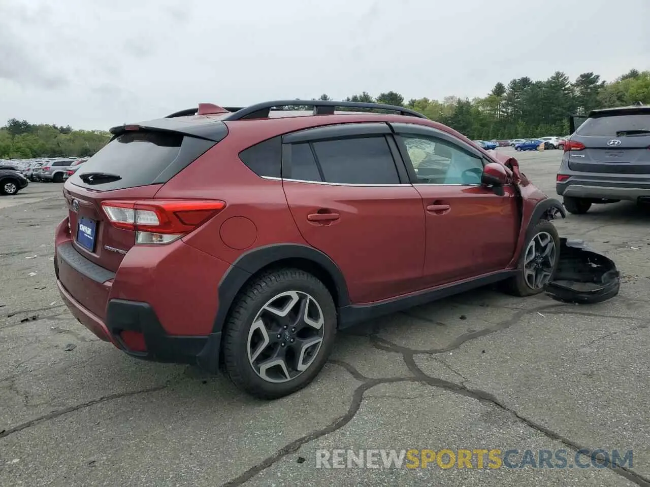 3 Photograph of a damaged car JF2GTANC5KH363737 SUBARU CROSSTREK 2019