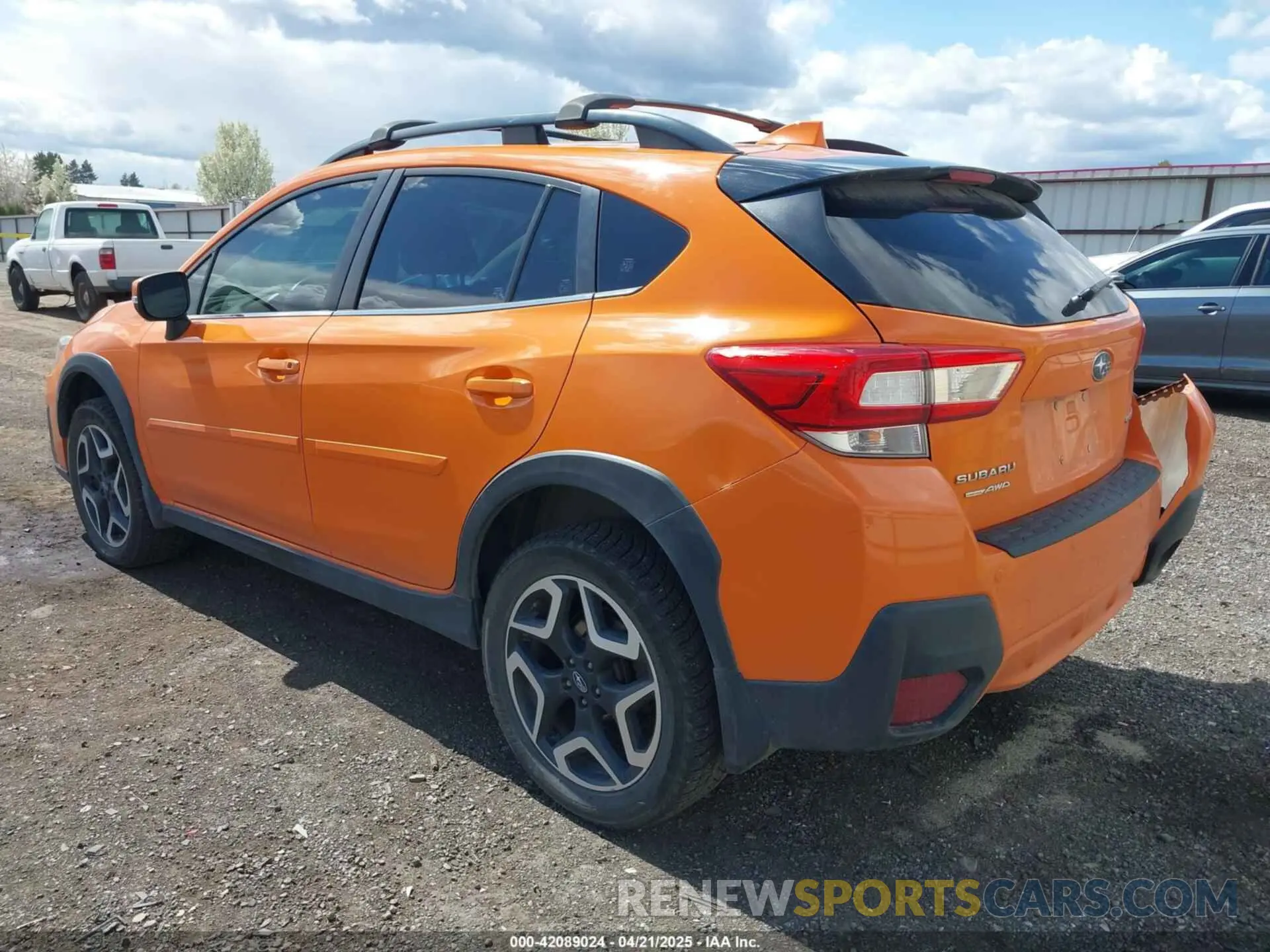 3 Photograph of a damaged car JF2GTANC6K8275554 SUBARU CROSSTREK 2019
