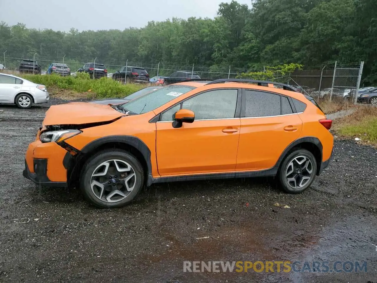 1 Photograph of a damaged car JF2GTANC6K8314000 SUBARU CROSSTREK 2019