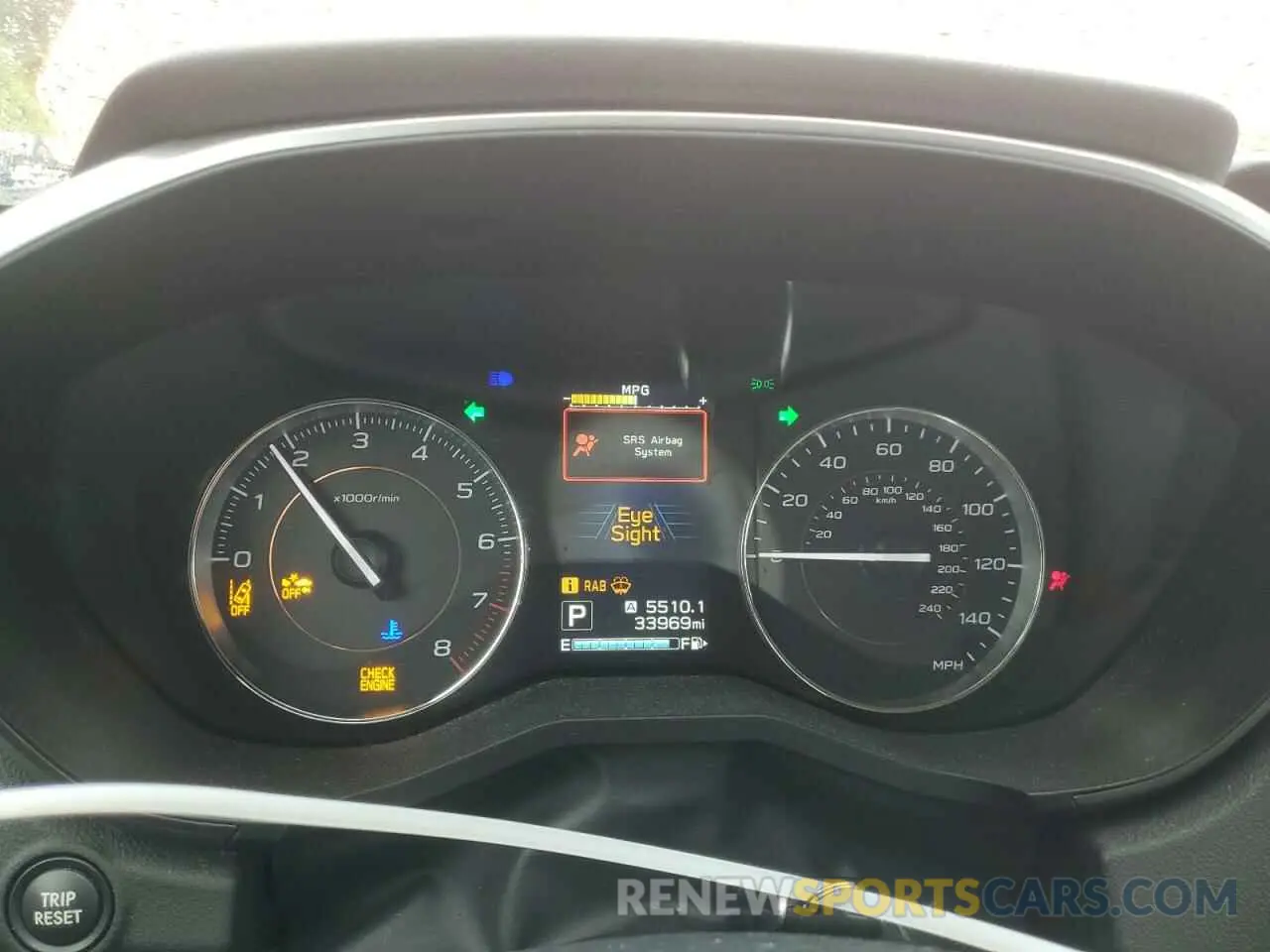 9 Photograph of a damaged car JF2GTANC6K8314000 SUBARU CROSSTREK 2019