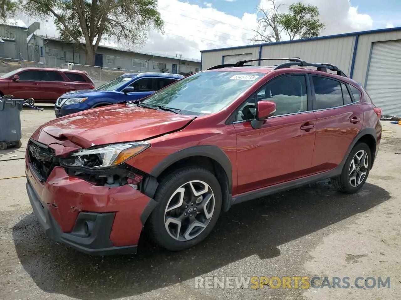 1 Photograph of a damaged car JF2GTANC6KH268412 SUBARU CROSSTREK 2019