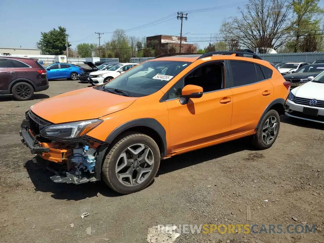 1 Photograph of a damaged car JF2GTANC7K8246838 SUBARU CROSSTREK 2019