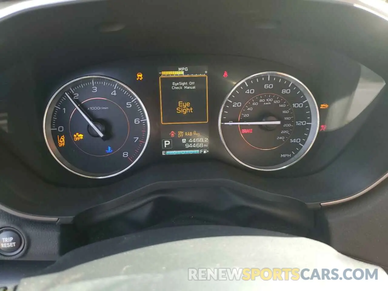 9 Photograph of a damaged car JF2GTANC7KH325782 SUBARU CROSSTREK 2019