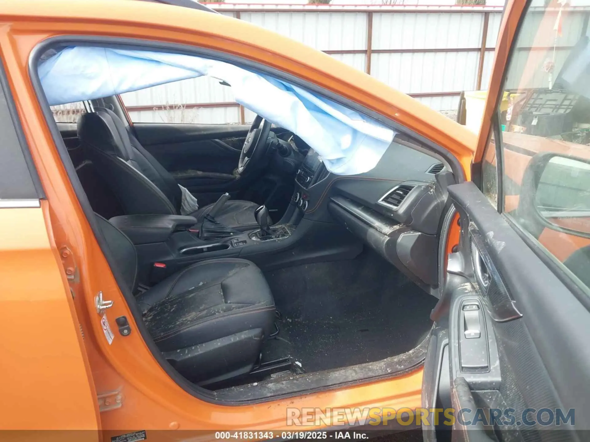5 Photograph of a damaged car JF2GTANC8KH224444 SUBARU CROSSTREK 2019