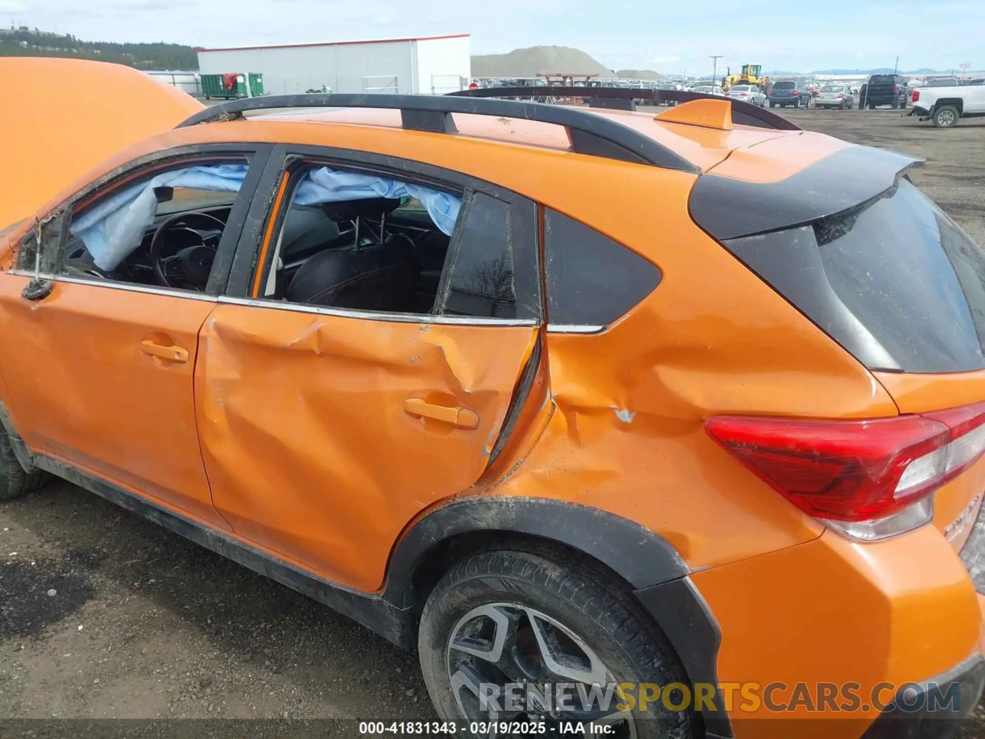 6 Photograph of a damaged car JF2GTANC8KH224444 SUBARU CROSSTREK 2019
