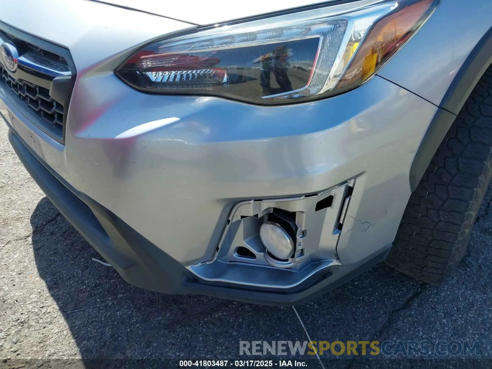 6 Photograph of a damaged car JF2GTANC8KH291853 SUBARU CROSSTREK 2019