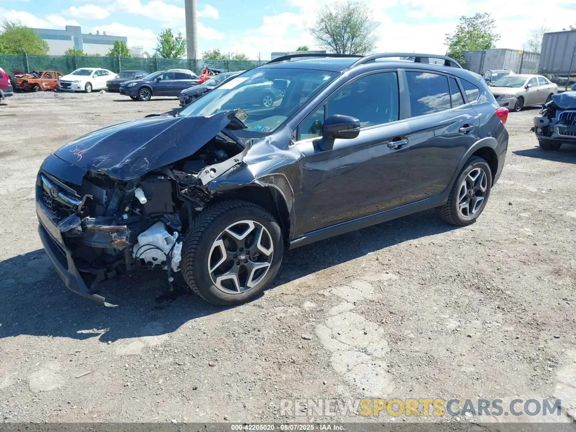 2 Photograph of a damaged car JF2GTANC9K8254455 SUBARU CROSSTREK 2019