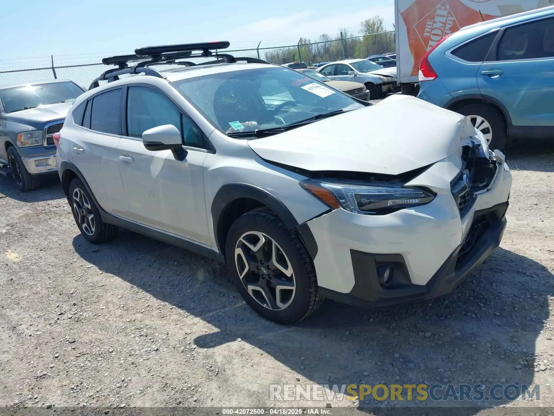 1 Photograph of a damaged car JF2GTANC9K8392223 SUBARU CROSSTREK 2019