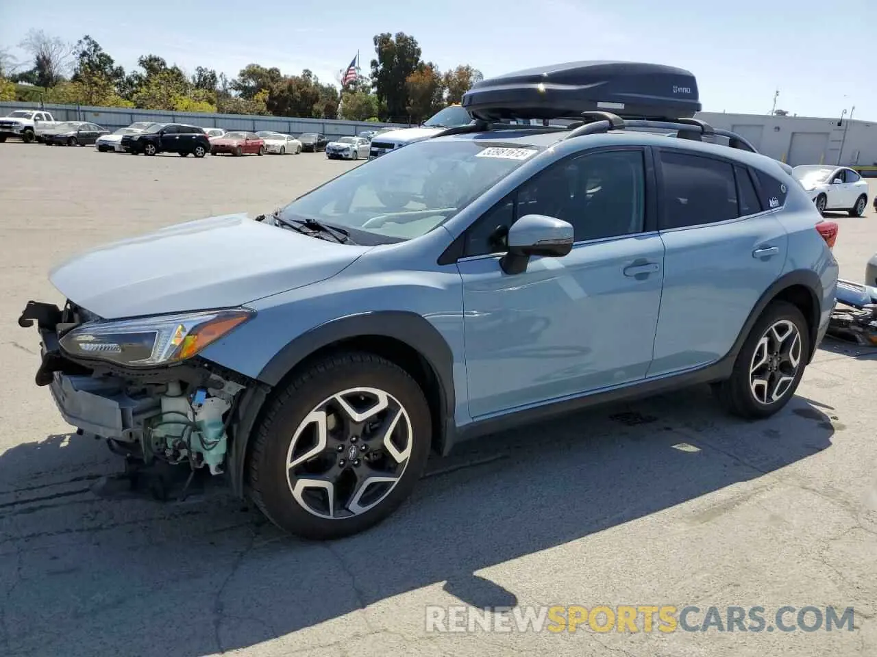 1 Photograph of a damaged car JF2GTANC9KH218233 SUBARU CROSSTREK 2019