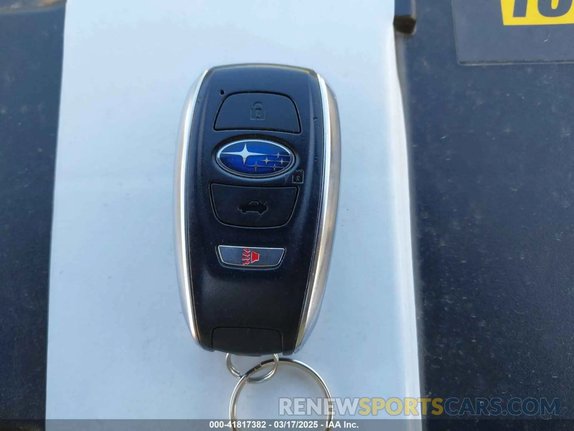 11 Photograph of a damaged car JF2GTANCXKH317434 SUBARU CROSSTREK 2019
