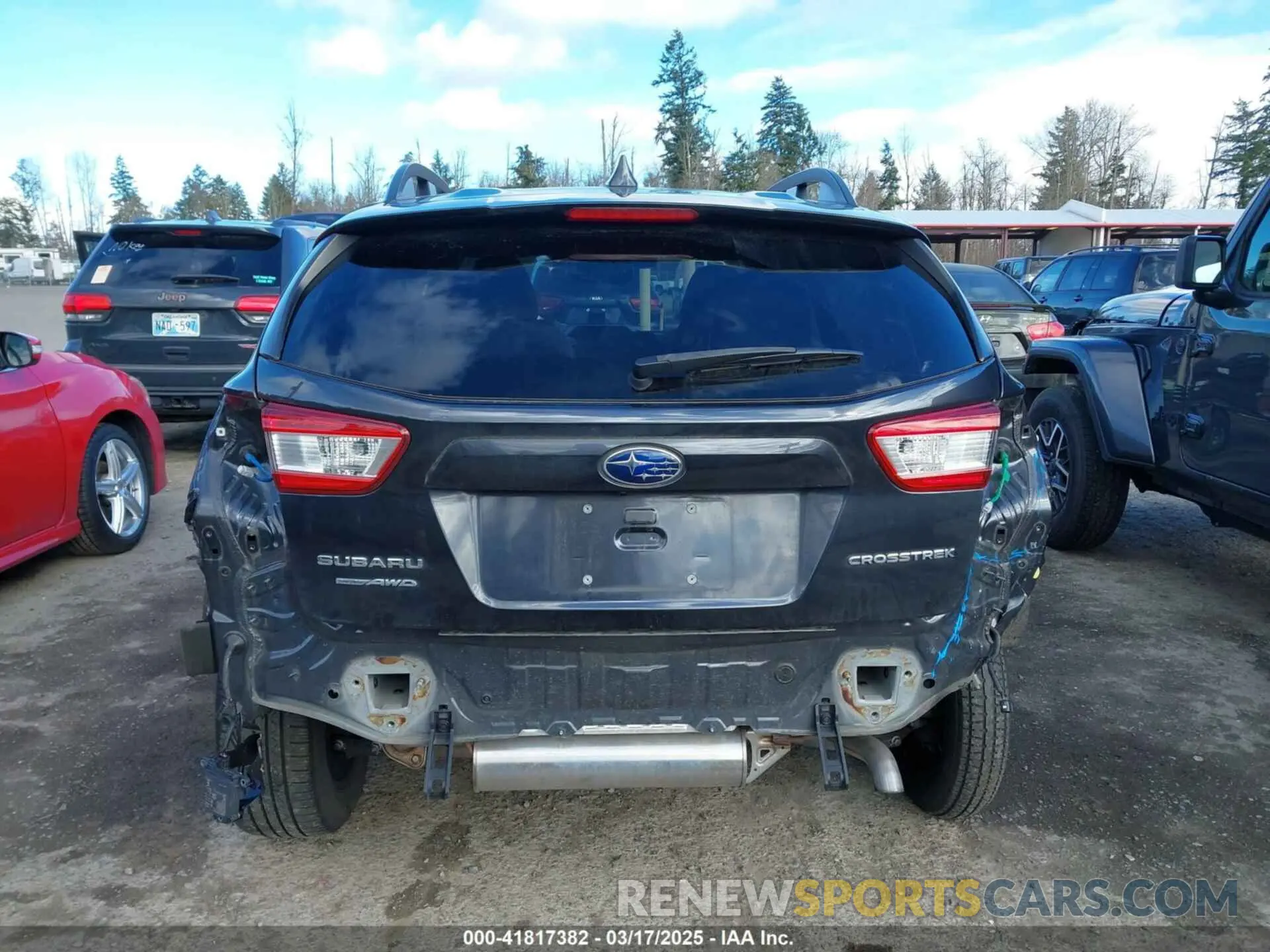 16 Photograph of a damaged car JF2GTANCXKH317434 SUBARU CROSSTREK 2019