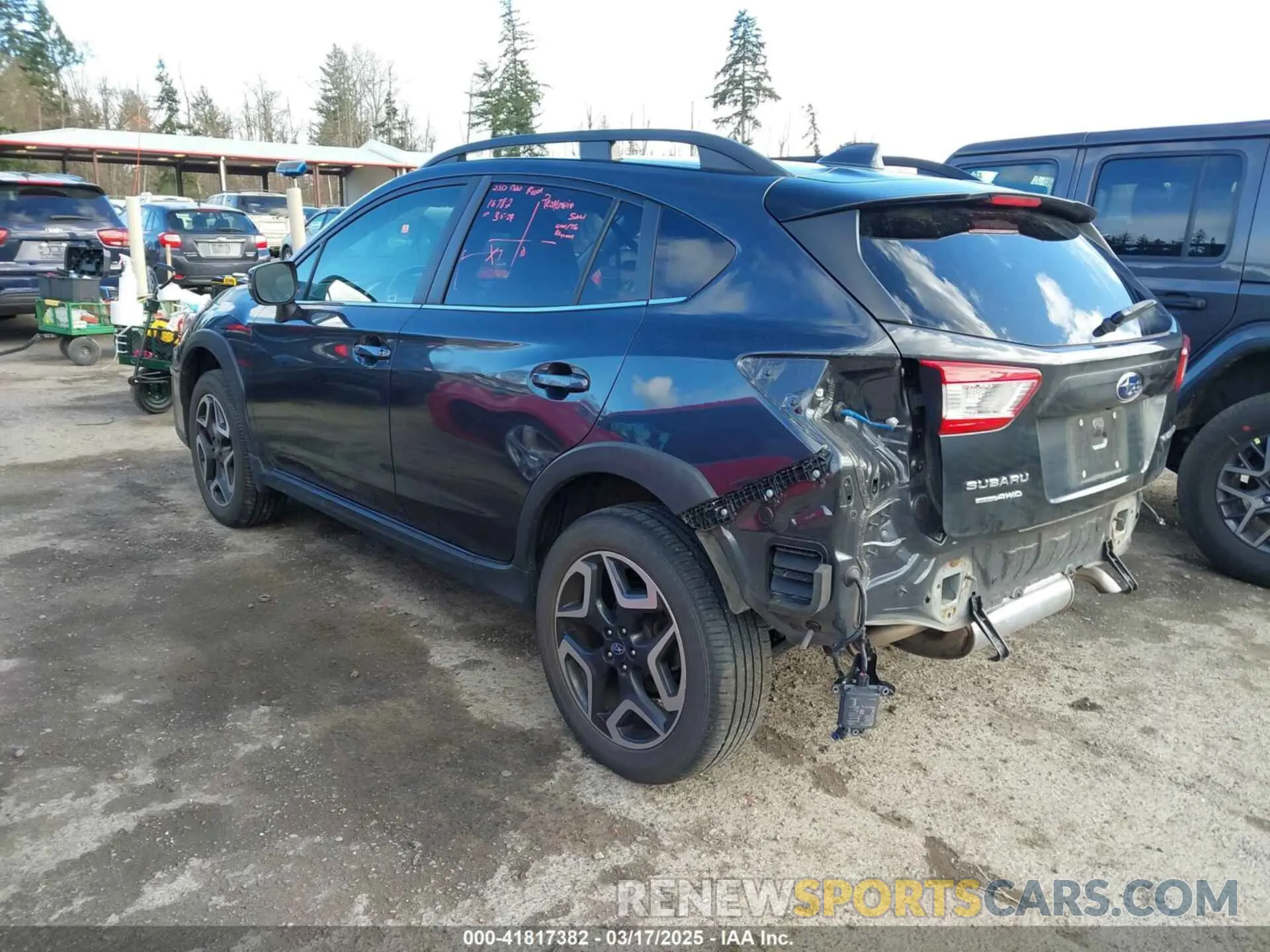 3 Photograph of a damaged car JF2GTANCXKH317434 SUBARU CROSSTREK 2019