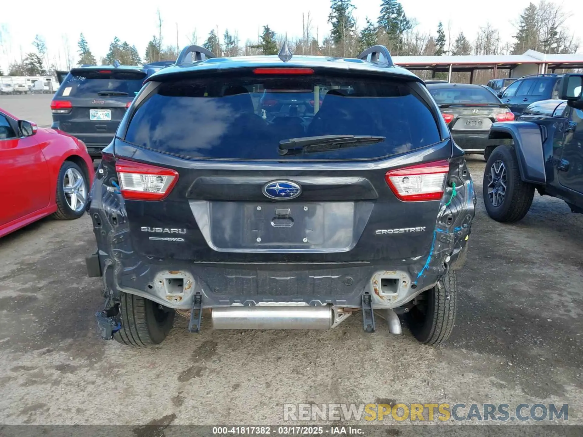 6 Photograph of a damaged car JF2GTANCXKH317434 SUBARU CROSSTREK 2019