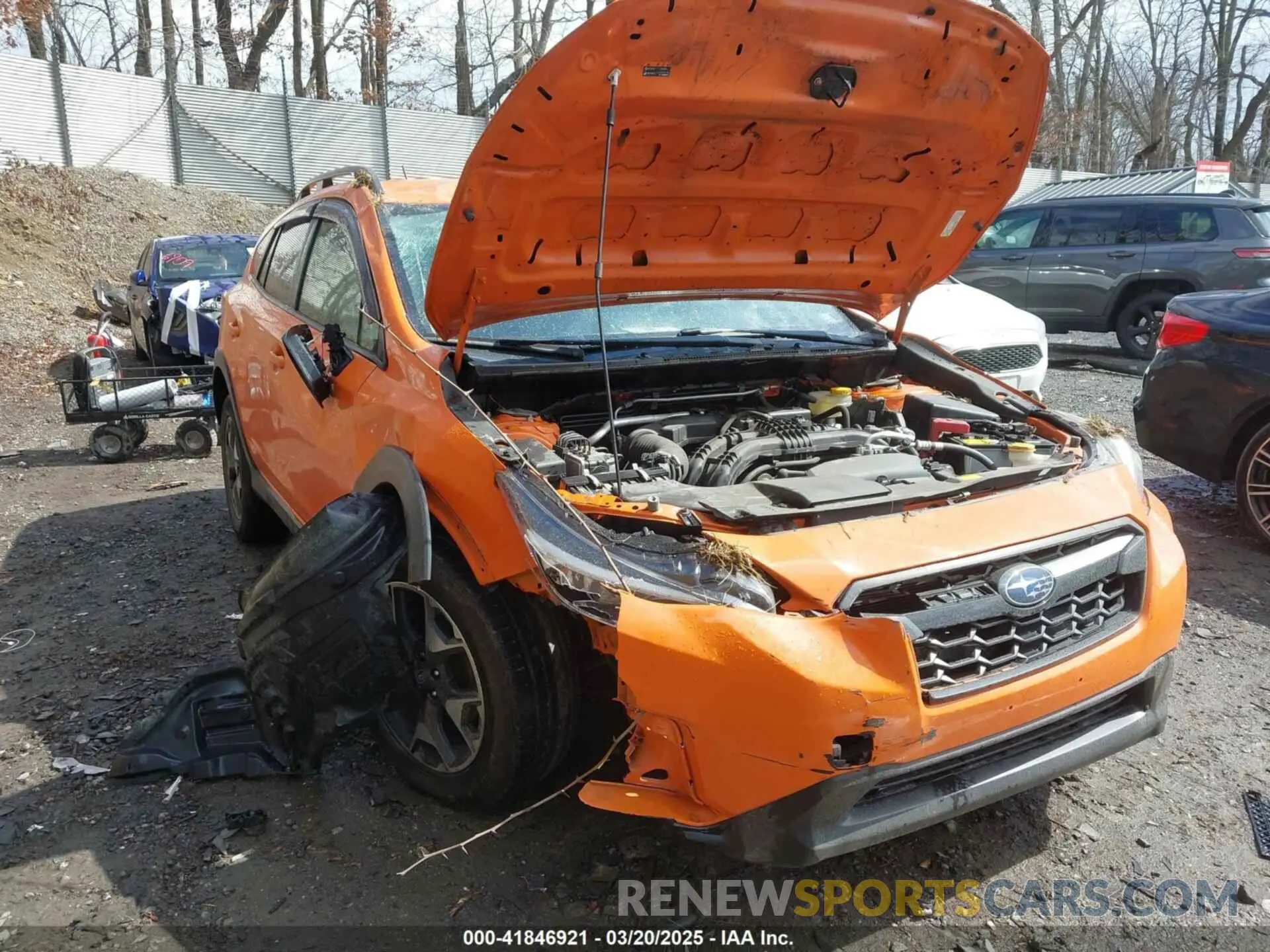 6 Photograph of a damaged car JF2GTABC2LH205524 SUBARU CROSSTREK 2020