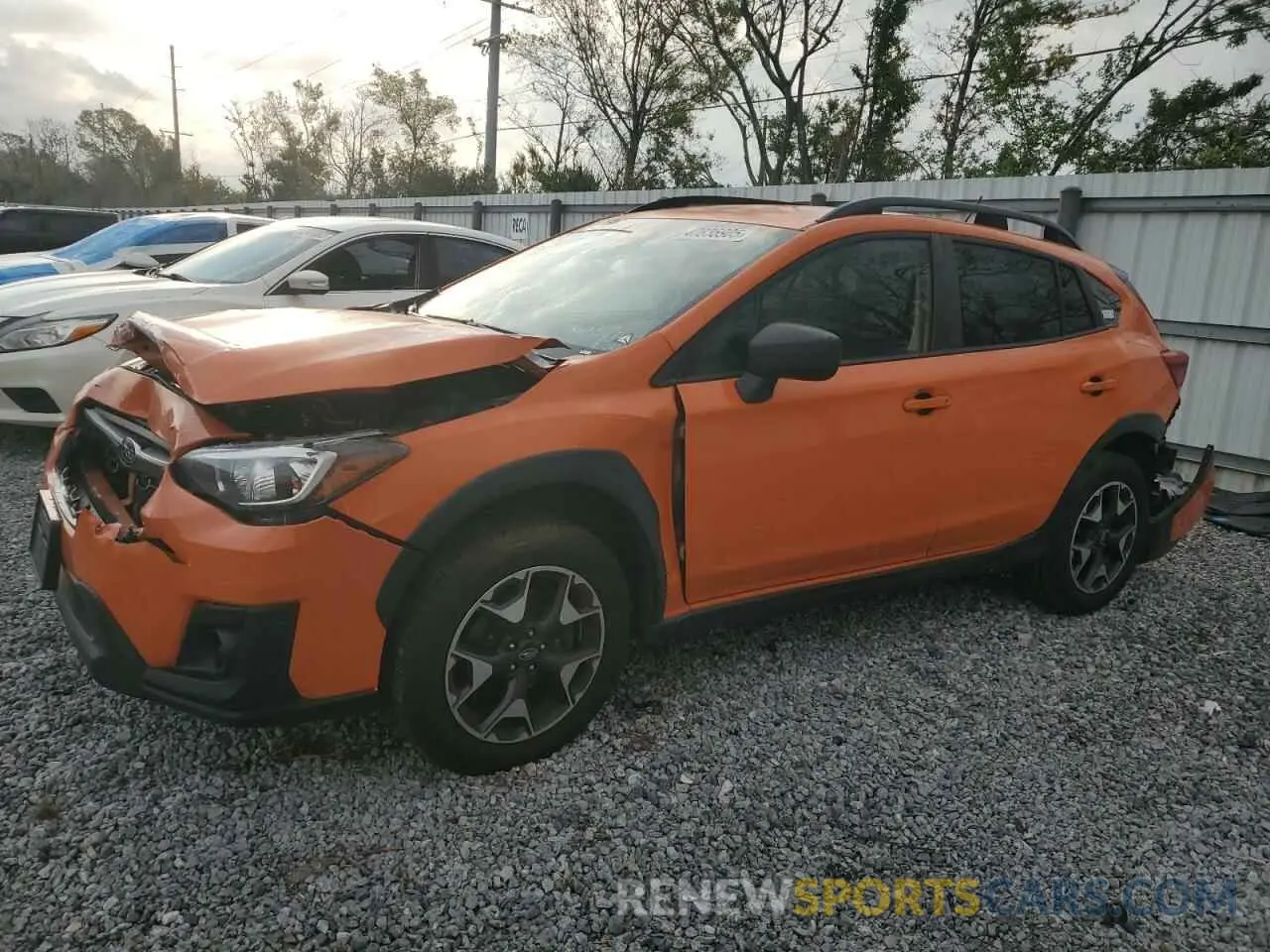 1 Photograph of a damaged car JF2GTABC7L8227342 SUBARU CROSSTREK 2020