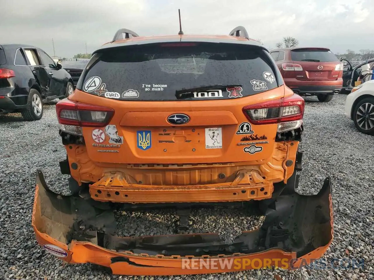 6 Photograph of a damaged car JF2GTABC7L8227342 SUBARU CROSSTREK 2020