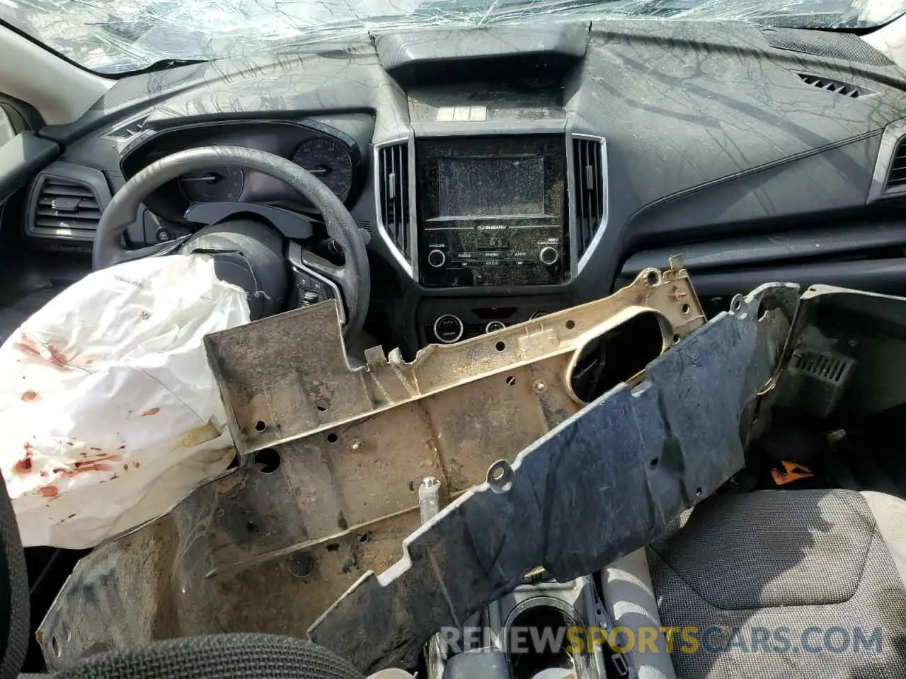 8 Photograph of a damaged car JF2GTABC9LH243994 SUBARU CROSSTREK 2020