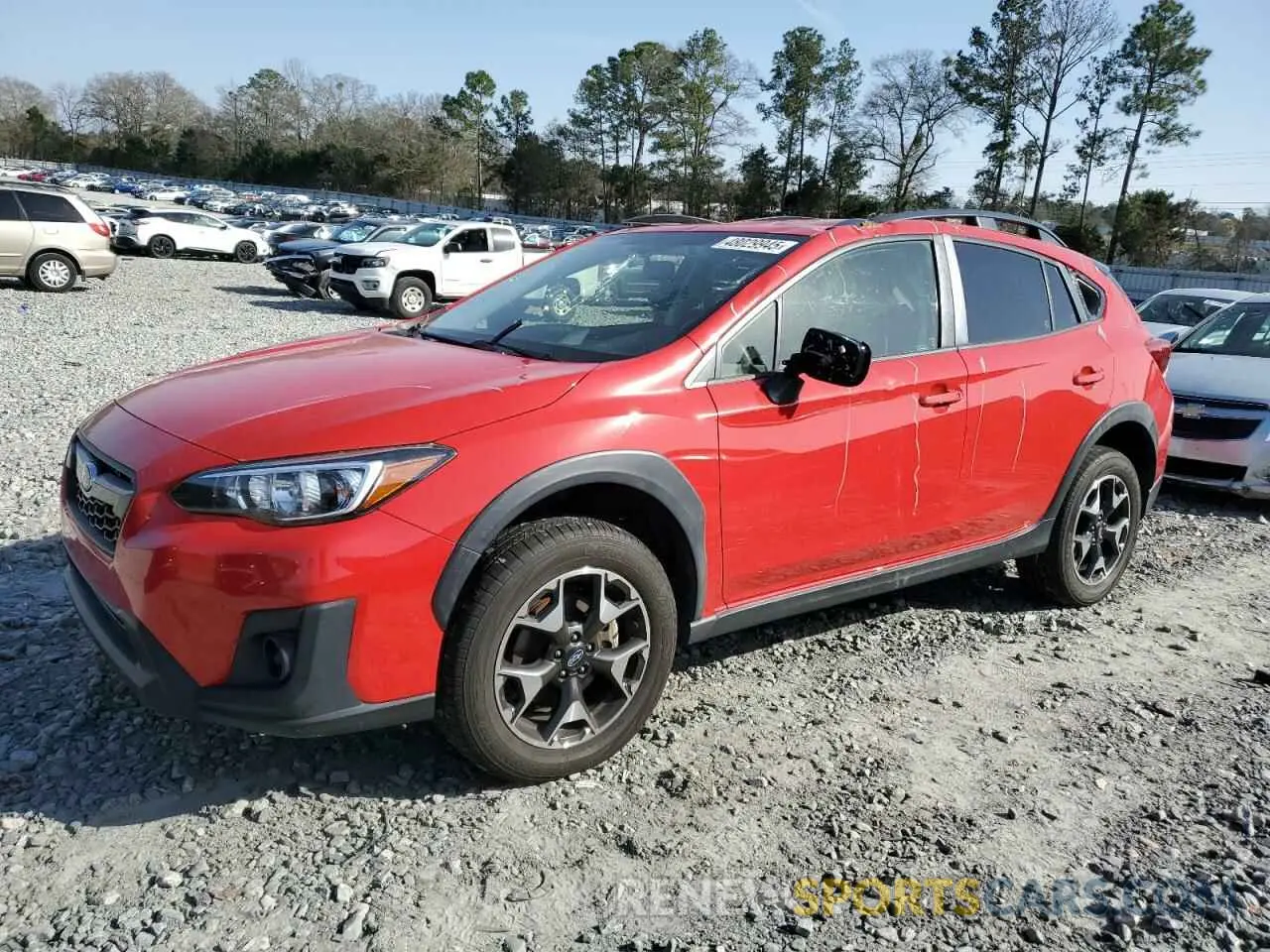 1 Photograph of a damaged car JF2GTABCXLH268077 SUBARU CROSSTREK 2020
