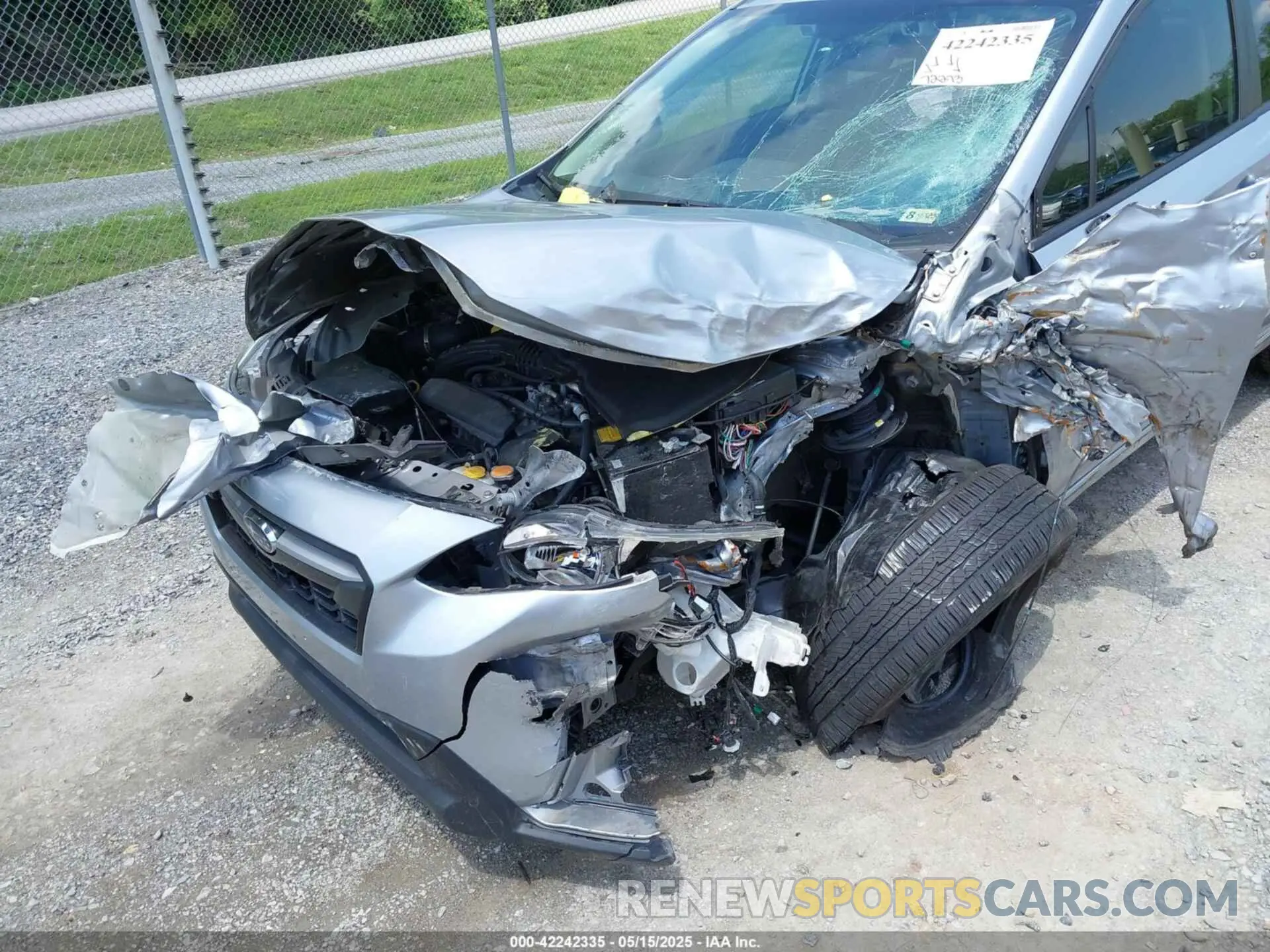 17 Photograph of a damaged car JF2GTAEC0LH252756 SUBARU CROSSTREK 2020