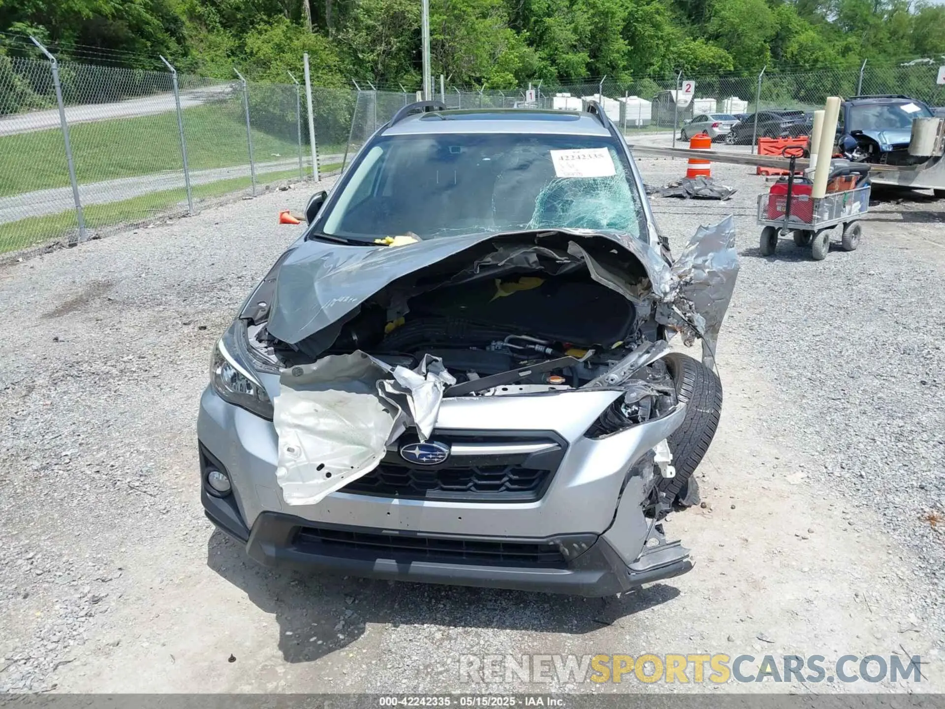 6 Photograph of a damaged car JF2GTAEC0LH252756 SUBARU CROSSTREK 2020