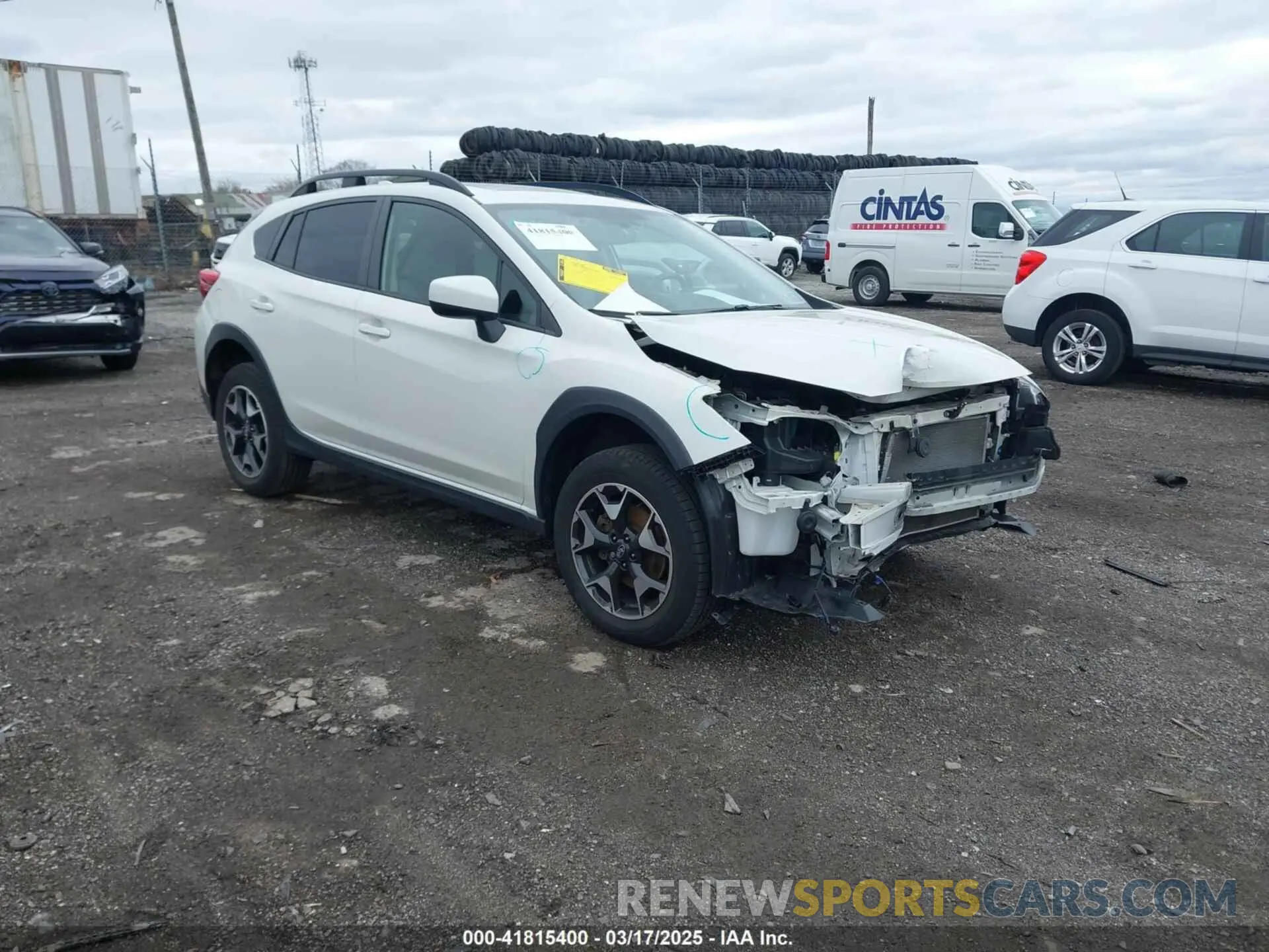 1 Photograph of a damaged car JF2GTAEC1L8233844 SUBARU CROSSTREK 2020