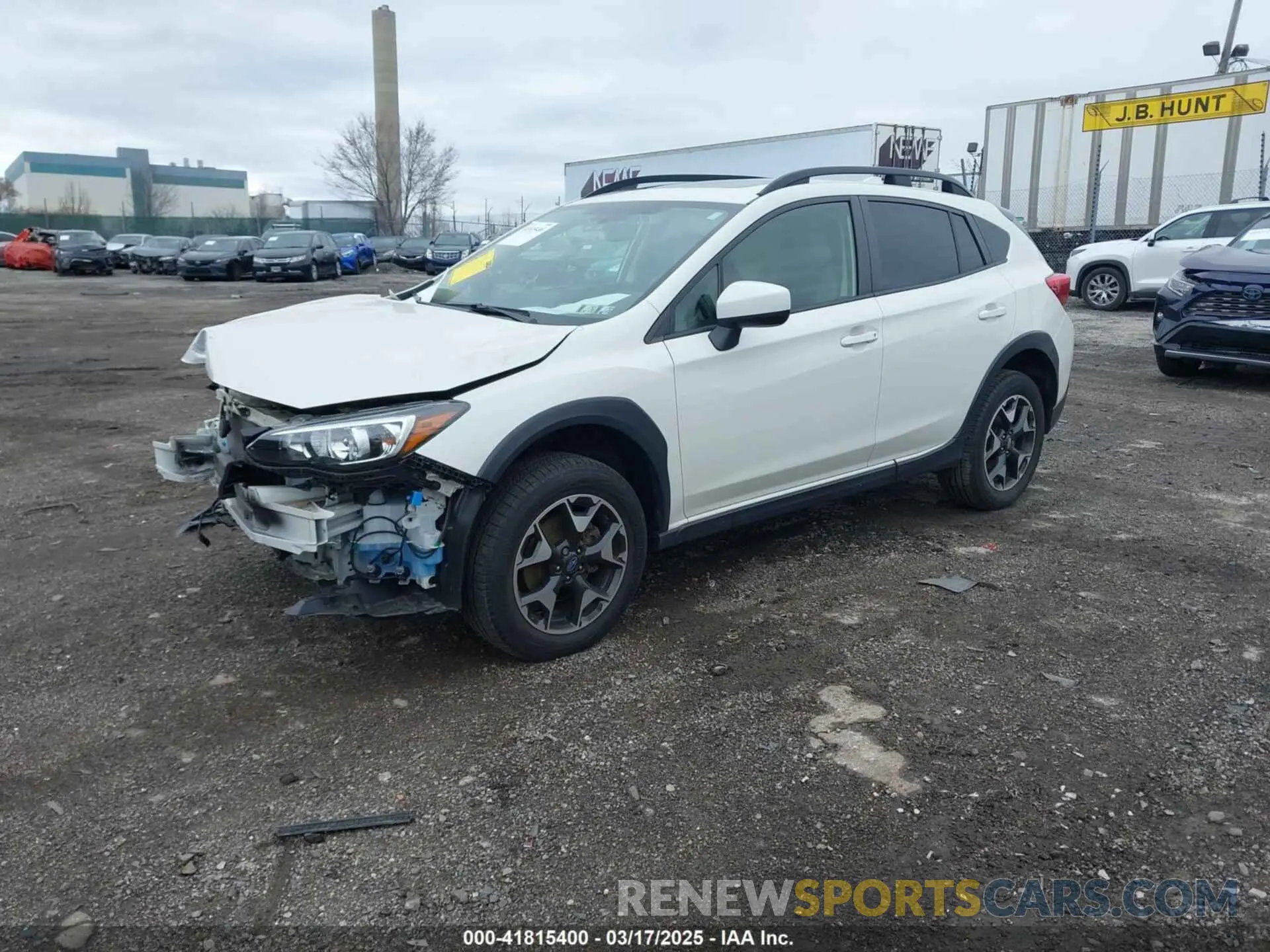 2 Photograph of a damaged car JF2GTAEC1L8233844 SUBARU CROSSTREK 2020