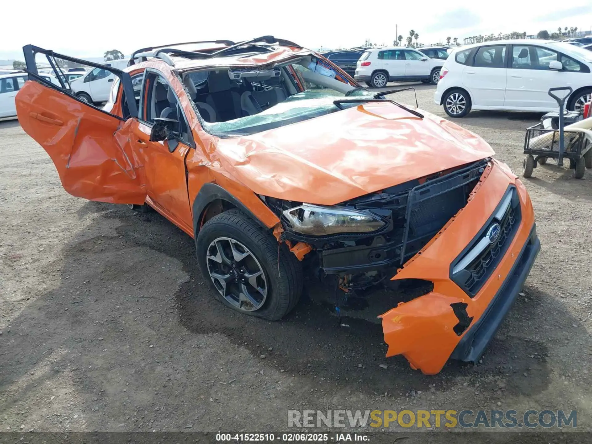 1 Photograph of a damaged car JF2GTAEC4LH242845 SUBARU CROSSTREK 2020