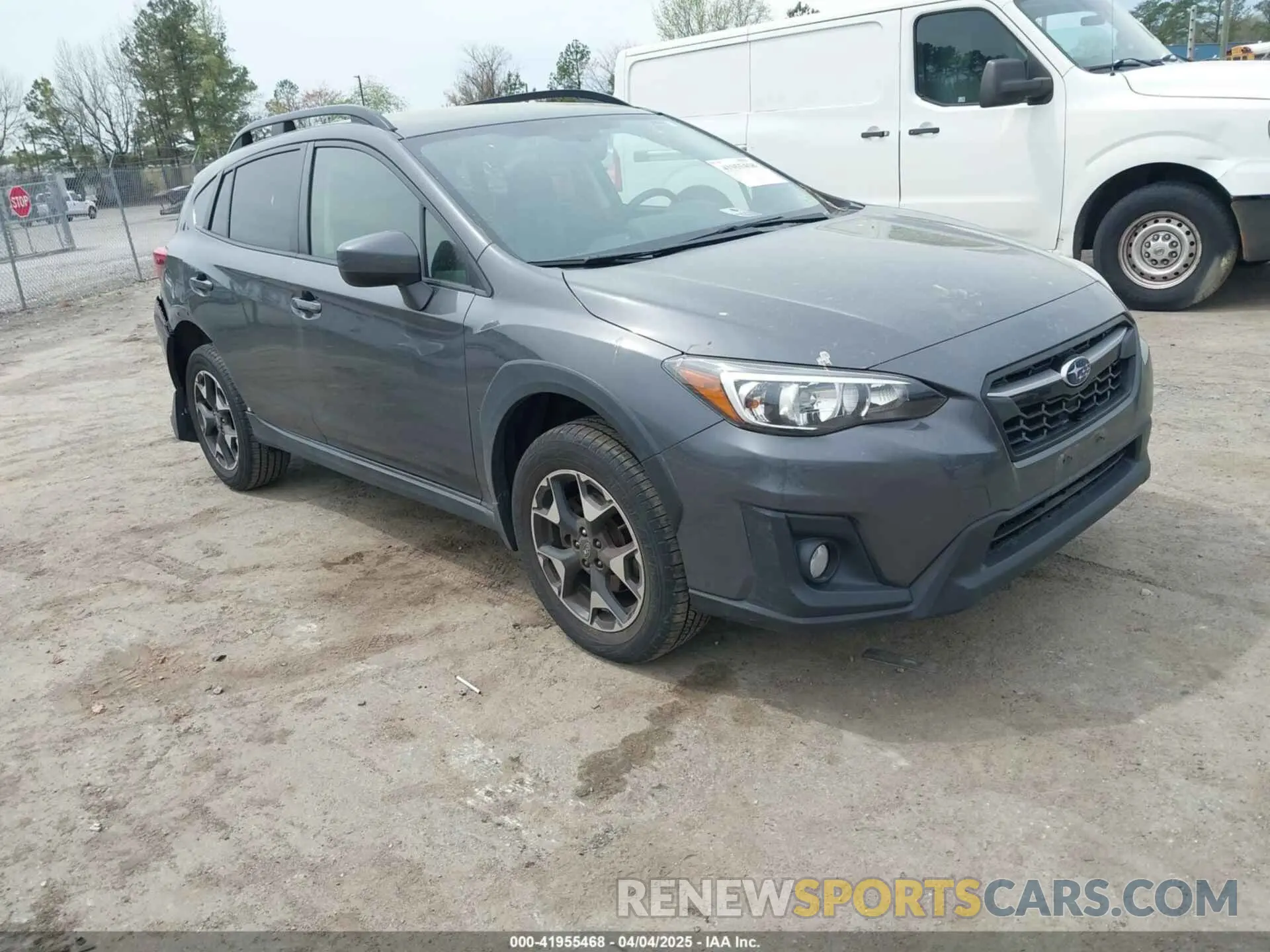 1 Photograph of a damaged car JF2GTAEC5LH264854 SUBARU CROSSTREK 2020