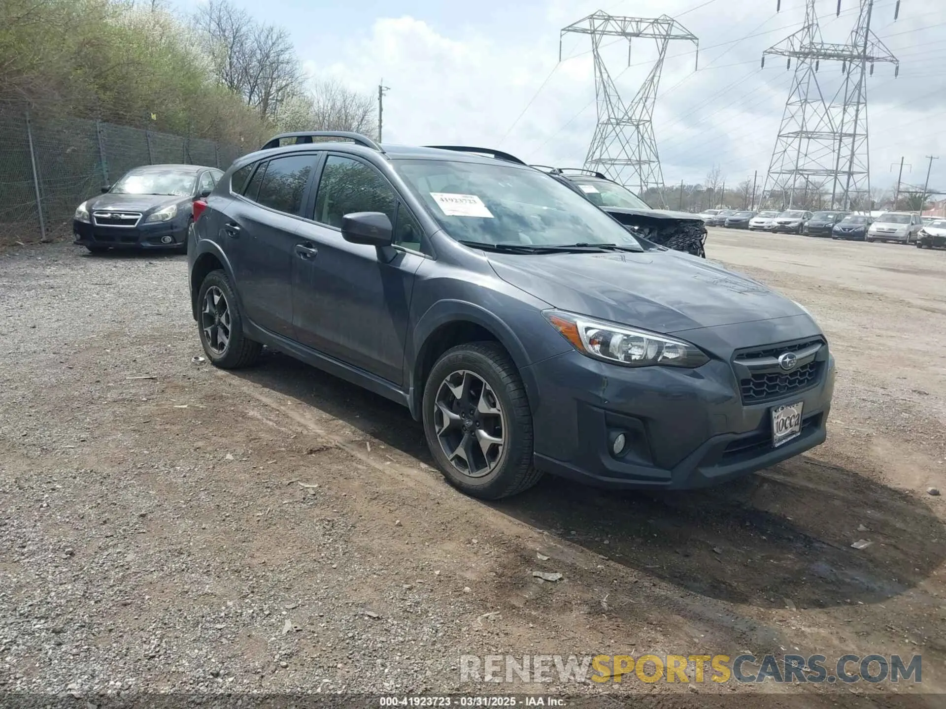1 Photograph of a damaged car JF2GTAEC6L8202279 SUBARU CROSSTREK 2020