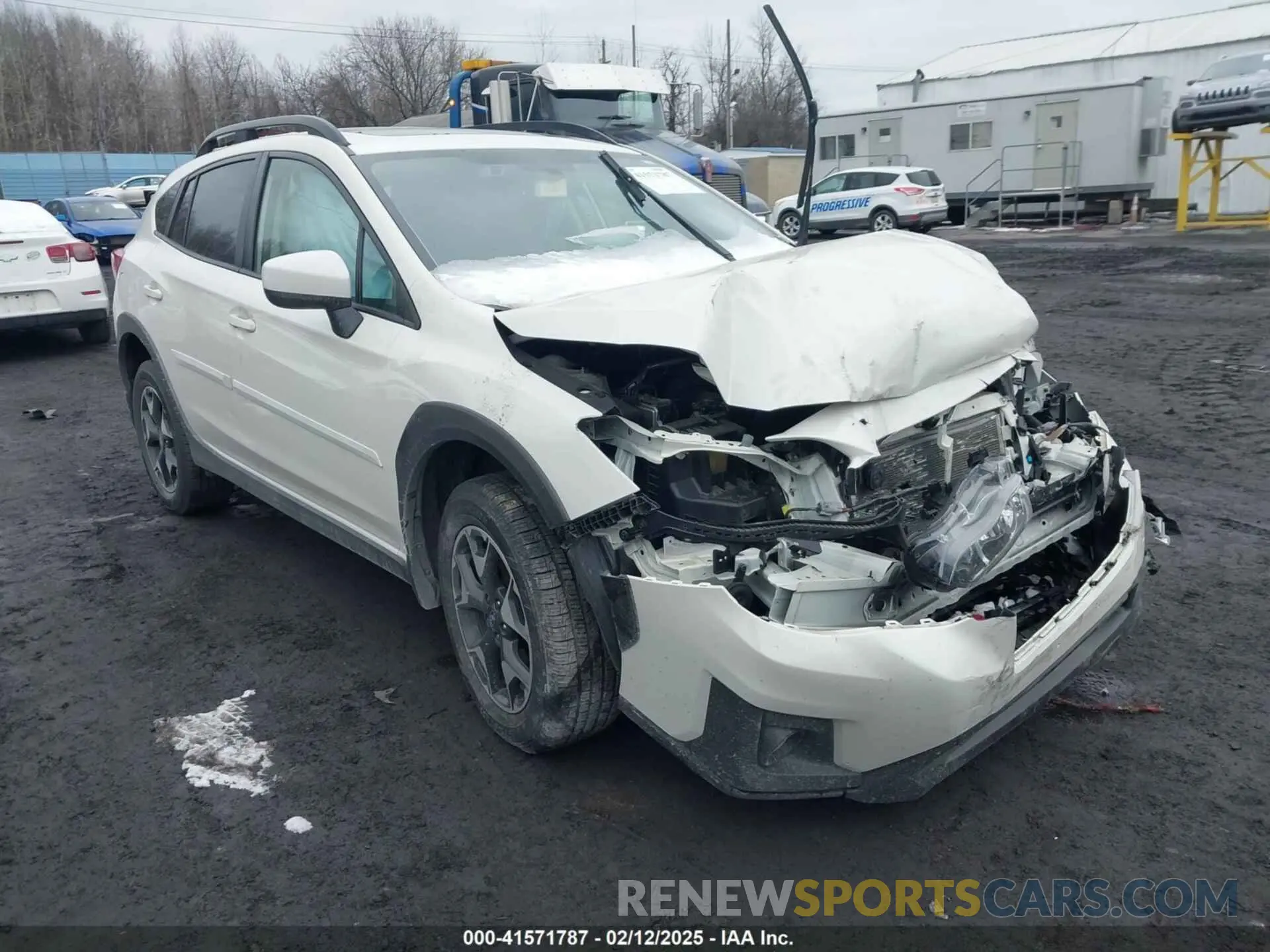 1 Photograph of a damaged car JF2GTAEC8L8217186 SUBARU CROSSTREK 2020
