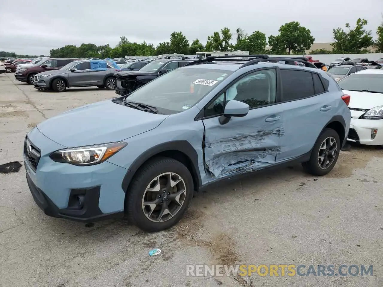 1 Photograph of a damaged car JF2GTAECXL8220753 SUBARU CROSSTREK 2020