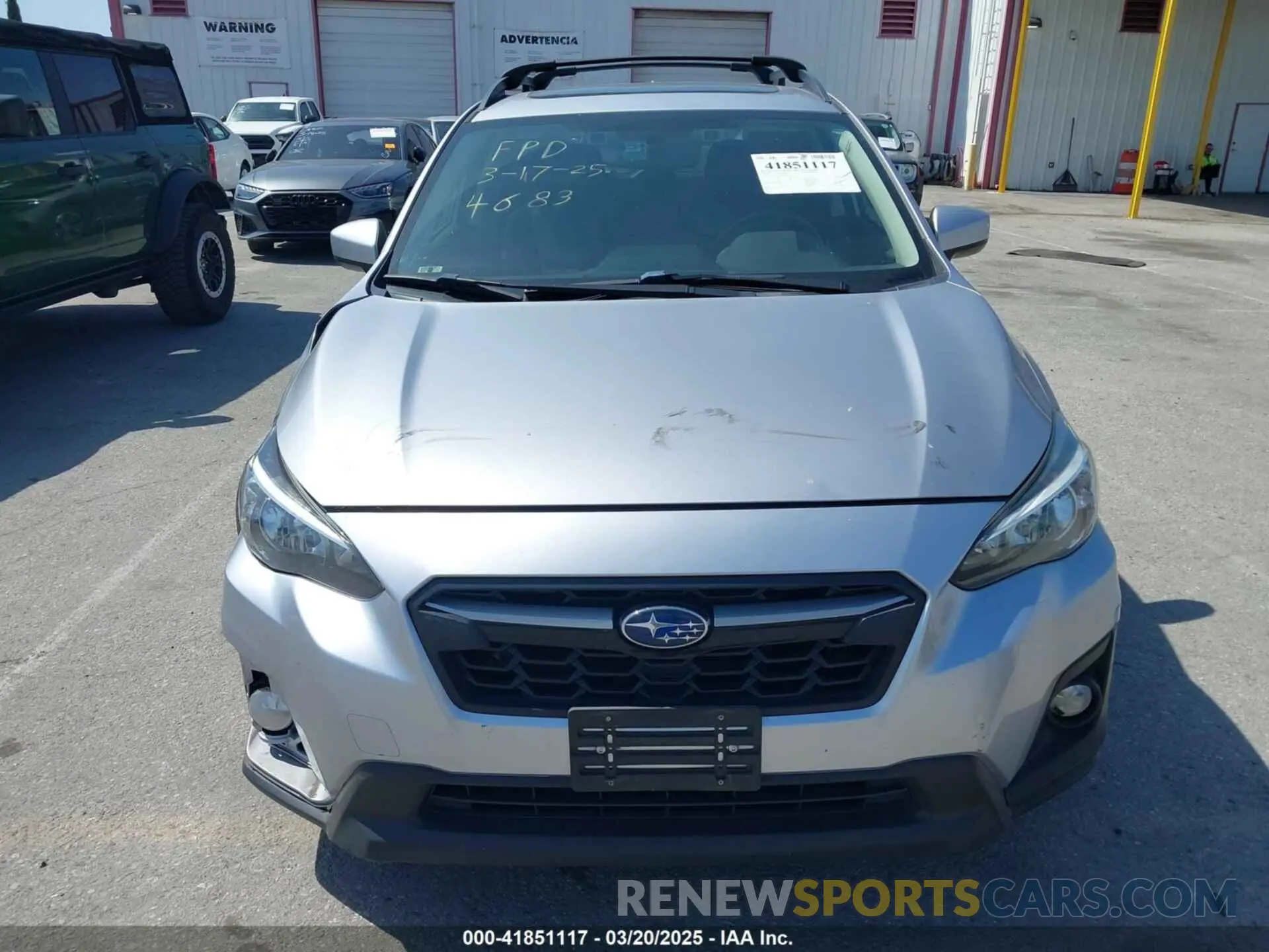 13 Photograph of a damaged car JF2GTAECXL8274683 SUBARU CROSSTREK 2020