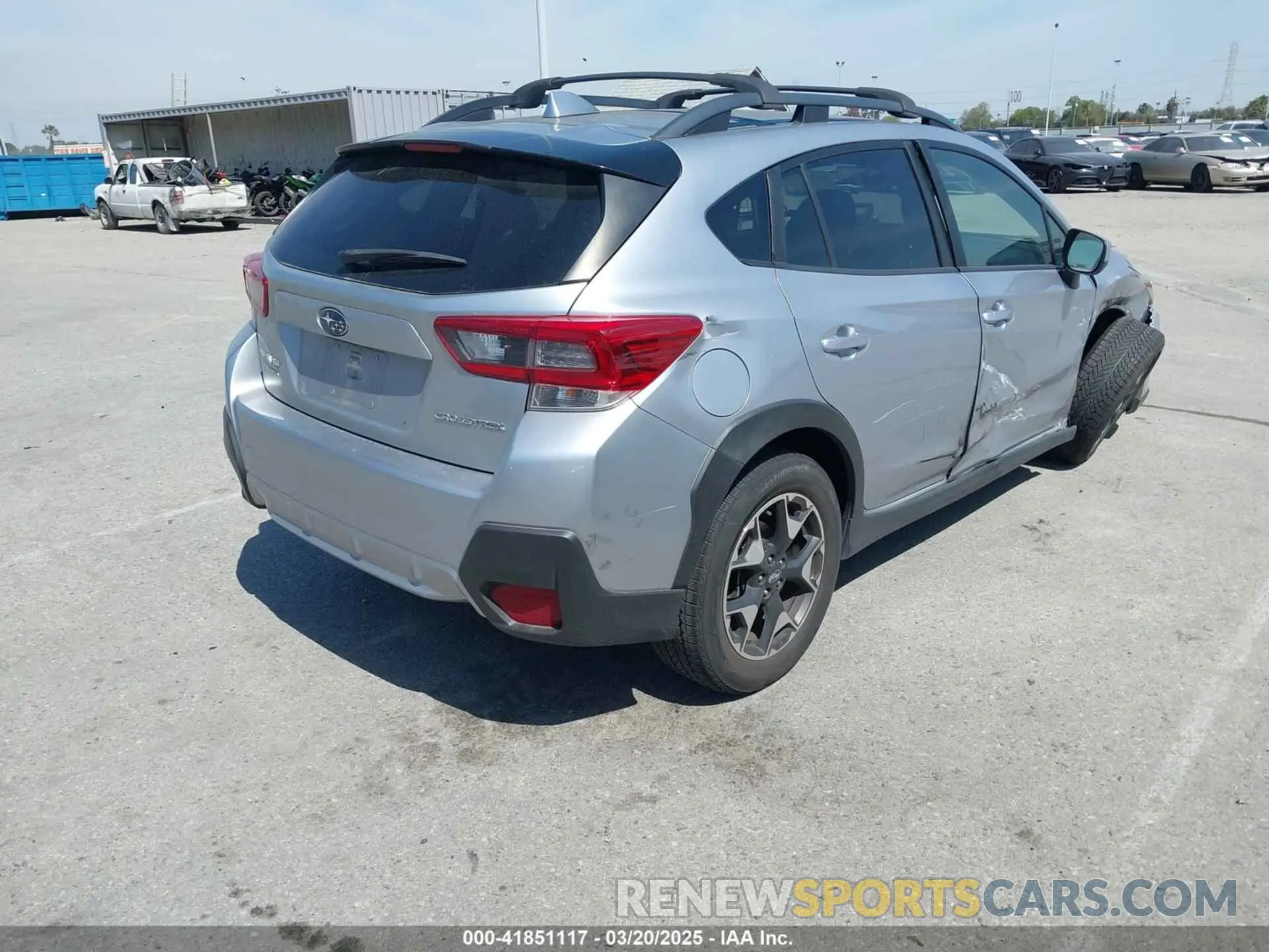 4 Photograph of a damaged car JF2GTAECXL8274683 SUBARU CROSSTREK 2020