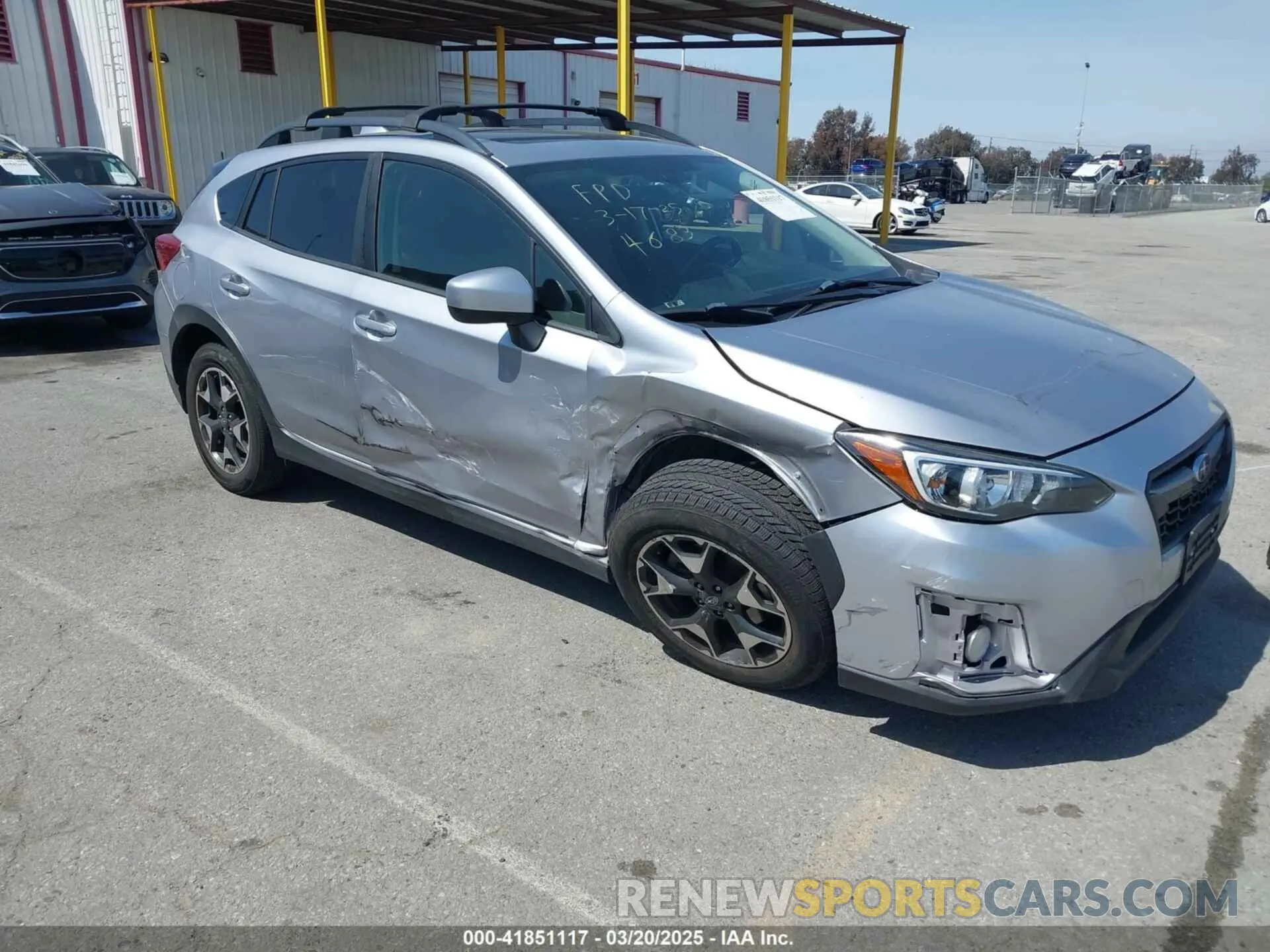 6 Photograph of a damaged car JF2GTAECXL8274683 SUBARU CROSSTREK 2020