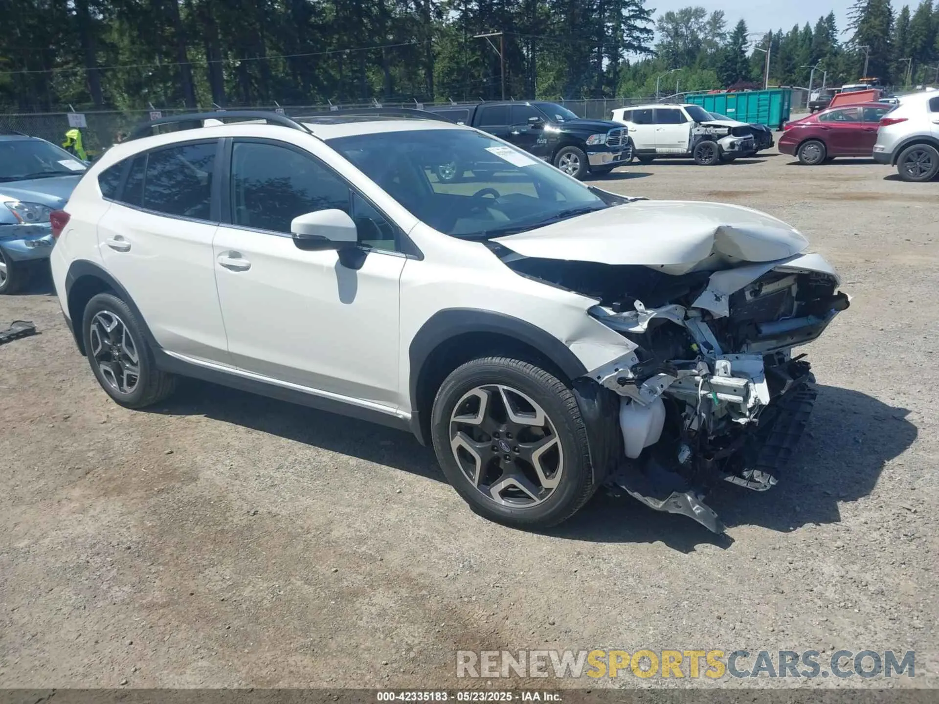 1 Photograph of a damaged car JF2GTAMC5L8234030 SUBARU CROSSTREK 2020