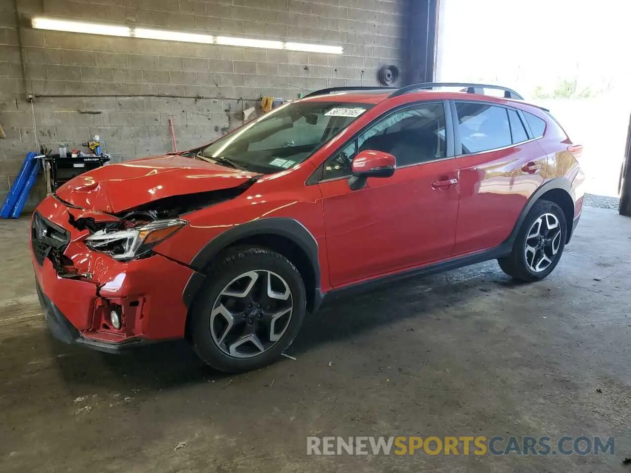 1 Photograph of a damaged car JF2GTAMC6LH265738 SUBARU CROSSTREK 2020