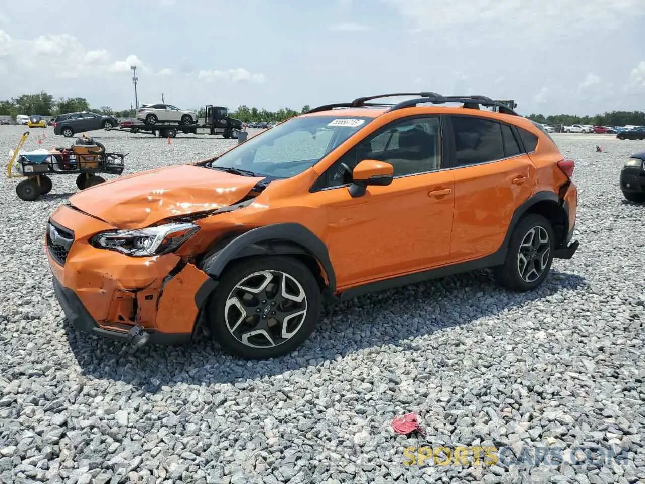 1 Photograph of a damaged car JF2GTAMC7LH212790 SUBARU CROSSTREK 2020