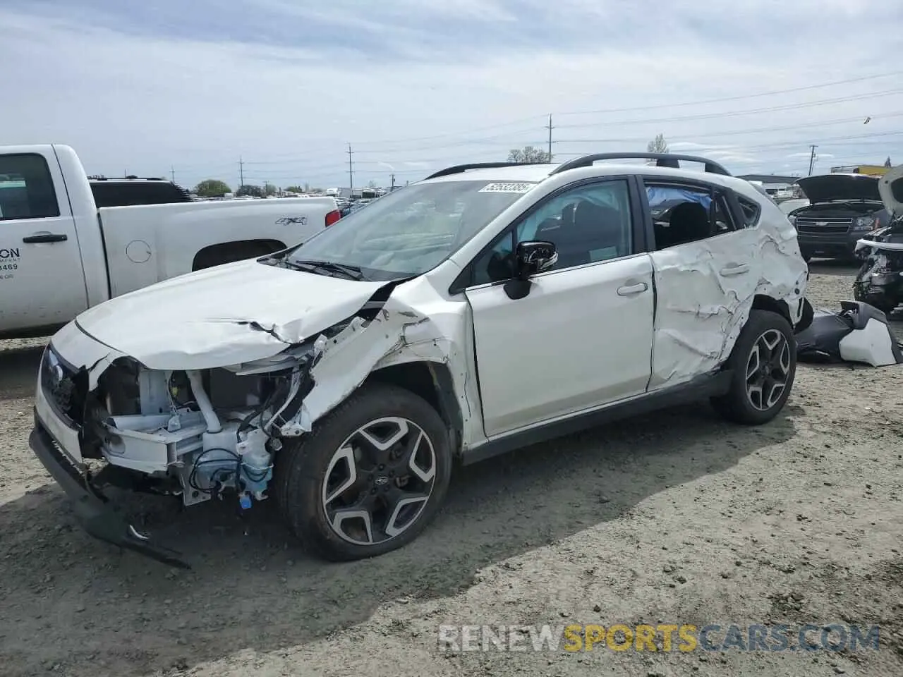 1 Photograph of a damaged car JF2GTAMC9LH241739 SUBARU CROSSTREK 2020