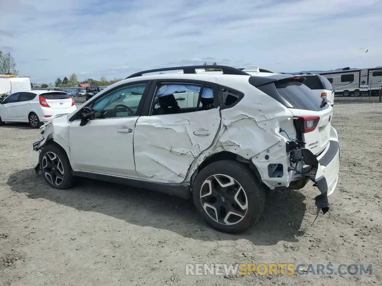 2 Photograph of a damaged car JF2GTAMC9LH241739 SUBARU CROSSTREK 2020
