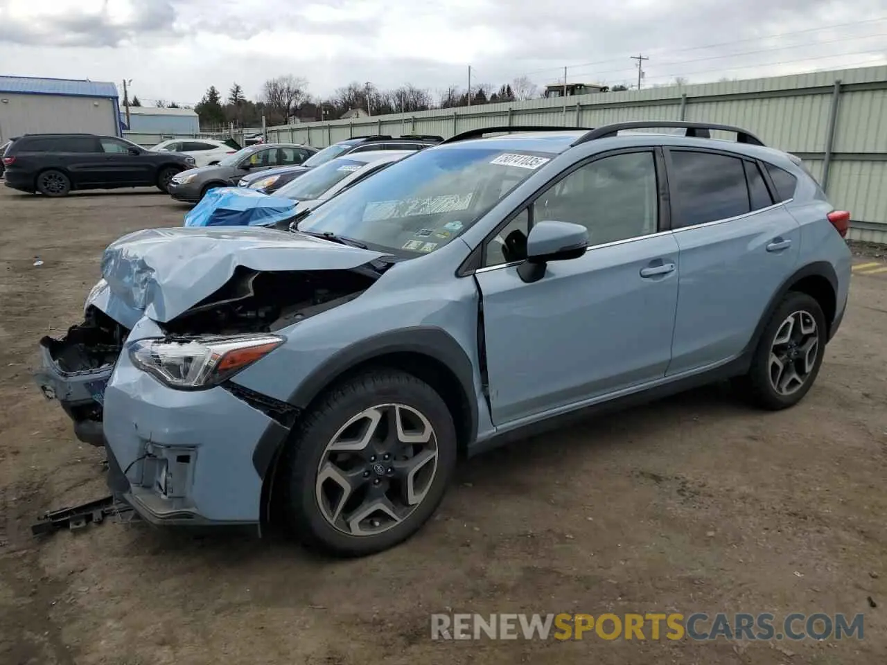 1 Photograph of a damaged car JF2GTAMCXLH258503 SUBARU CROSSTREK 2020