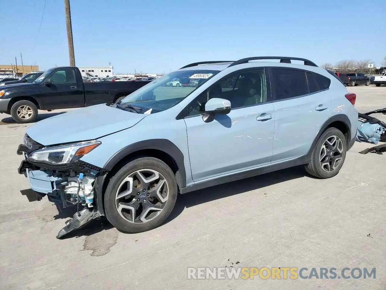 1 Photograph of a damaged car JF2GTANC1L8250000 SUBARU CROSSTREK 2020