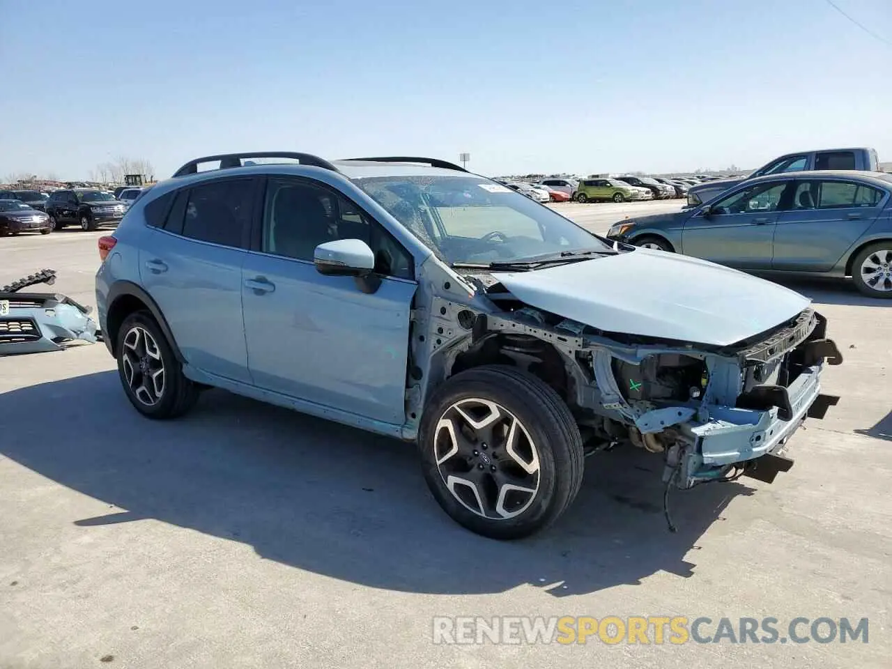 4 Photograph of a damaged car JF2GTANC1L8250000 SUBARU CROSSTREK 2020