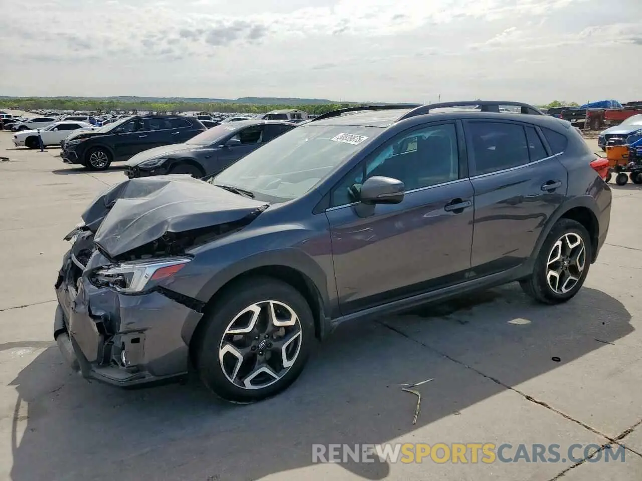 1 Photograph of a damaged car JF2GTANC1LH268030 SUBARU CROSSTREK 2020