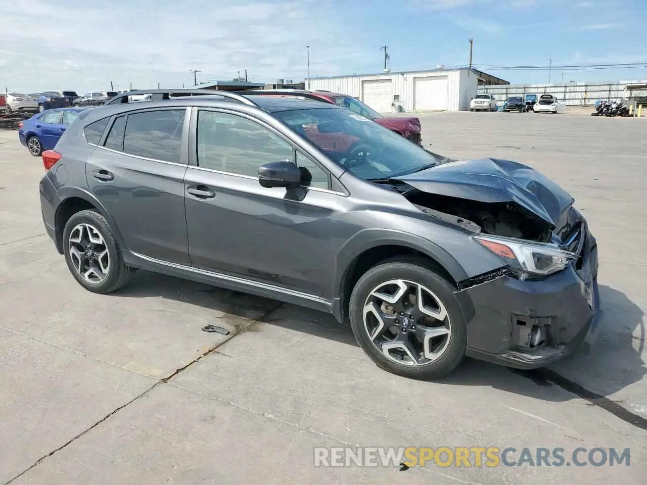 4 Photograph of a damaged car JF2GTANC1LH268030 SUBARU CROSSTREK 2020