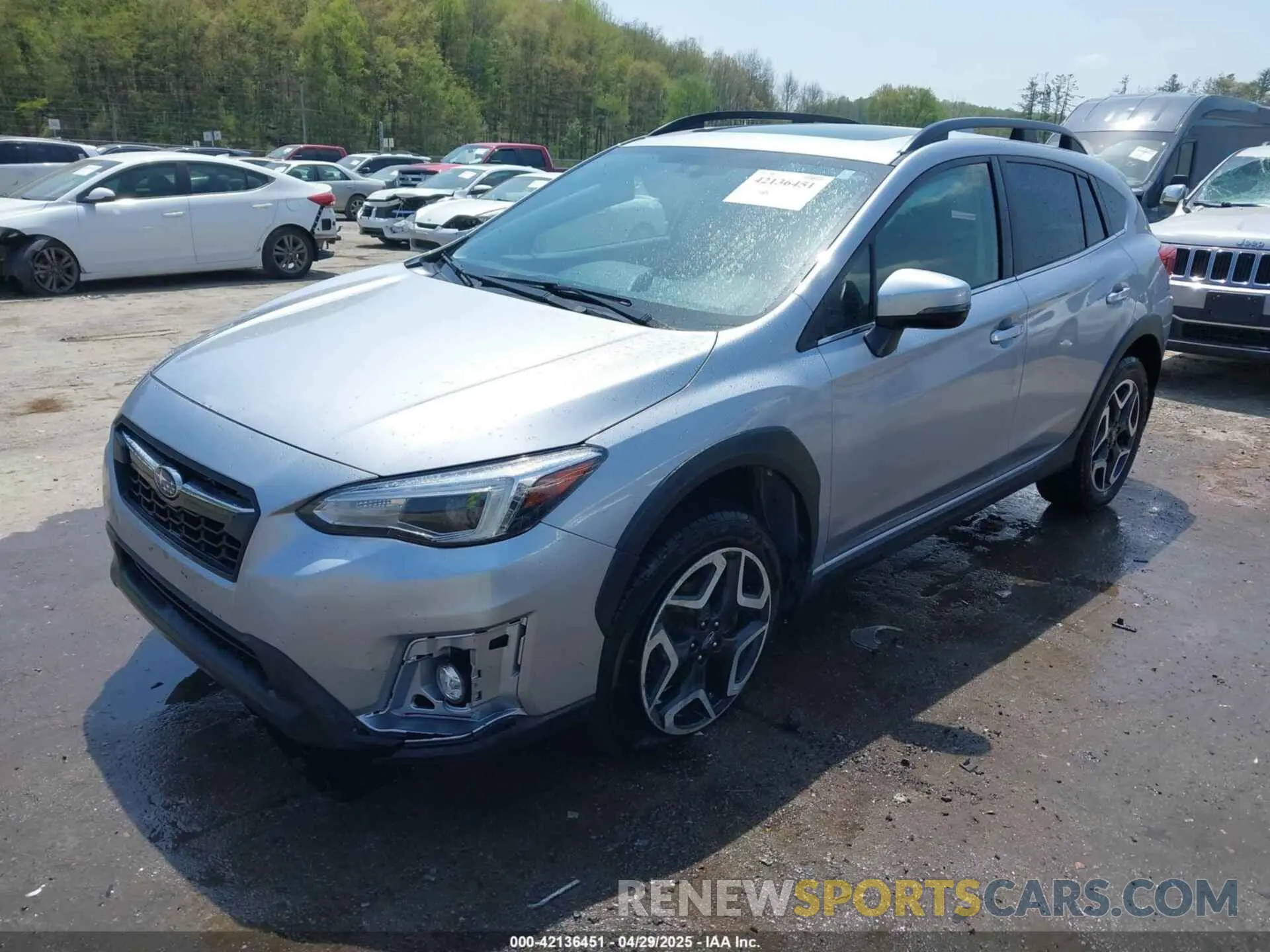 2 Photograph of a damaged car JF2GTANC3L8253741 SUBARU CROSSTREK 2020